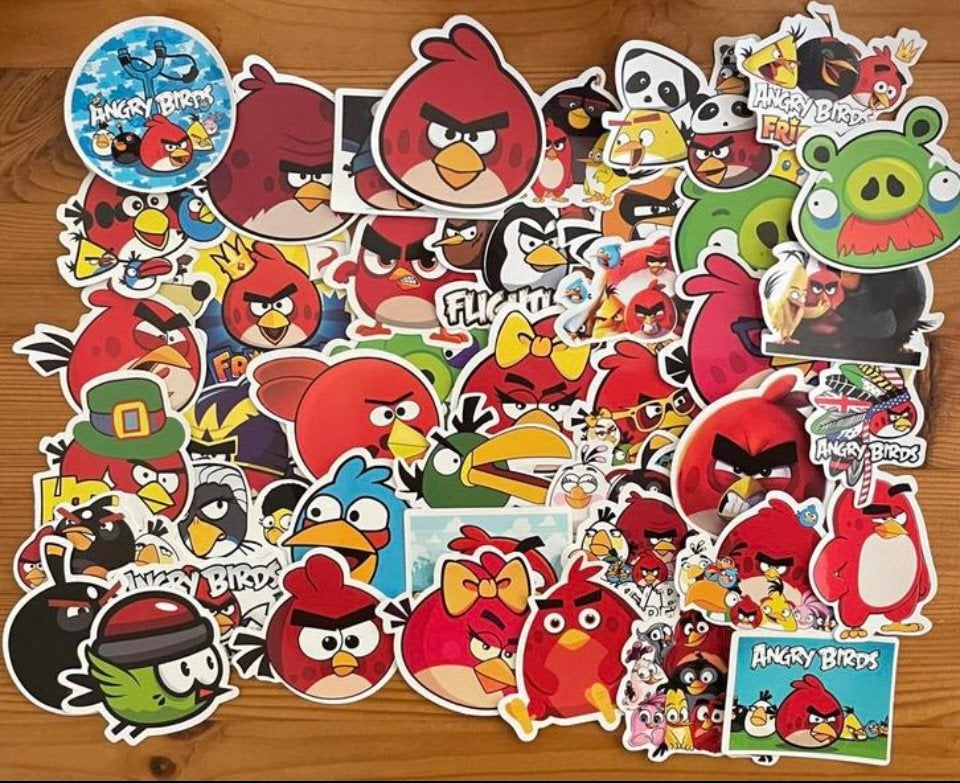Angry birds game stickers, Verzenden, Nieuw, Meerdere stickers