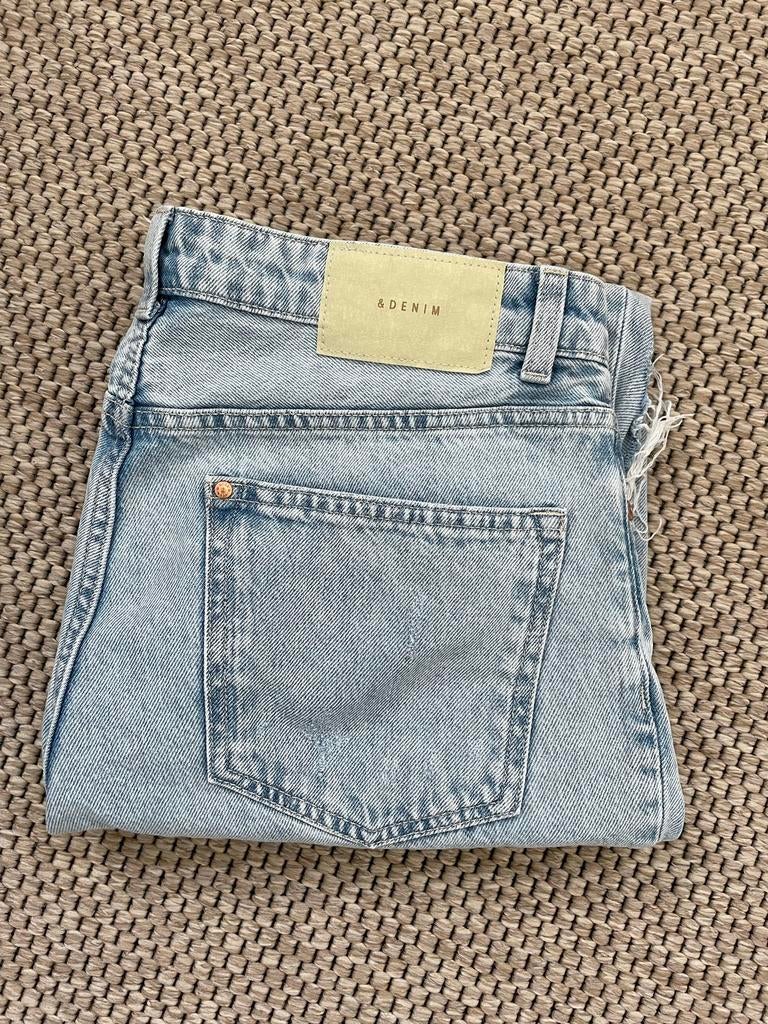 Boyfriend jeans spijkerbroek H&M maat 36 - nieuw - low waist, Ophalen of Verzenden, Nieuw, Blauw, W28 - W29 (confectie 36)