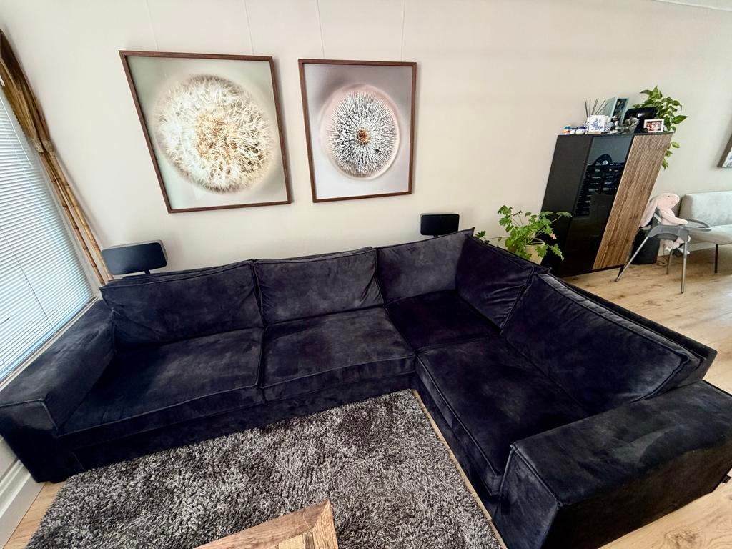 Hoekbank Urban Sofa antraciet 317x210cm, Ophalen, Gebruikt, Stof