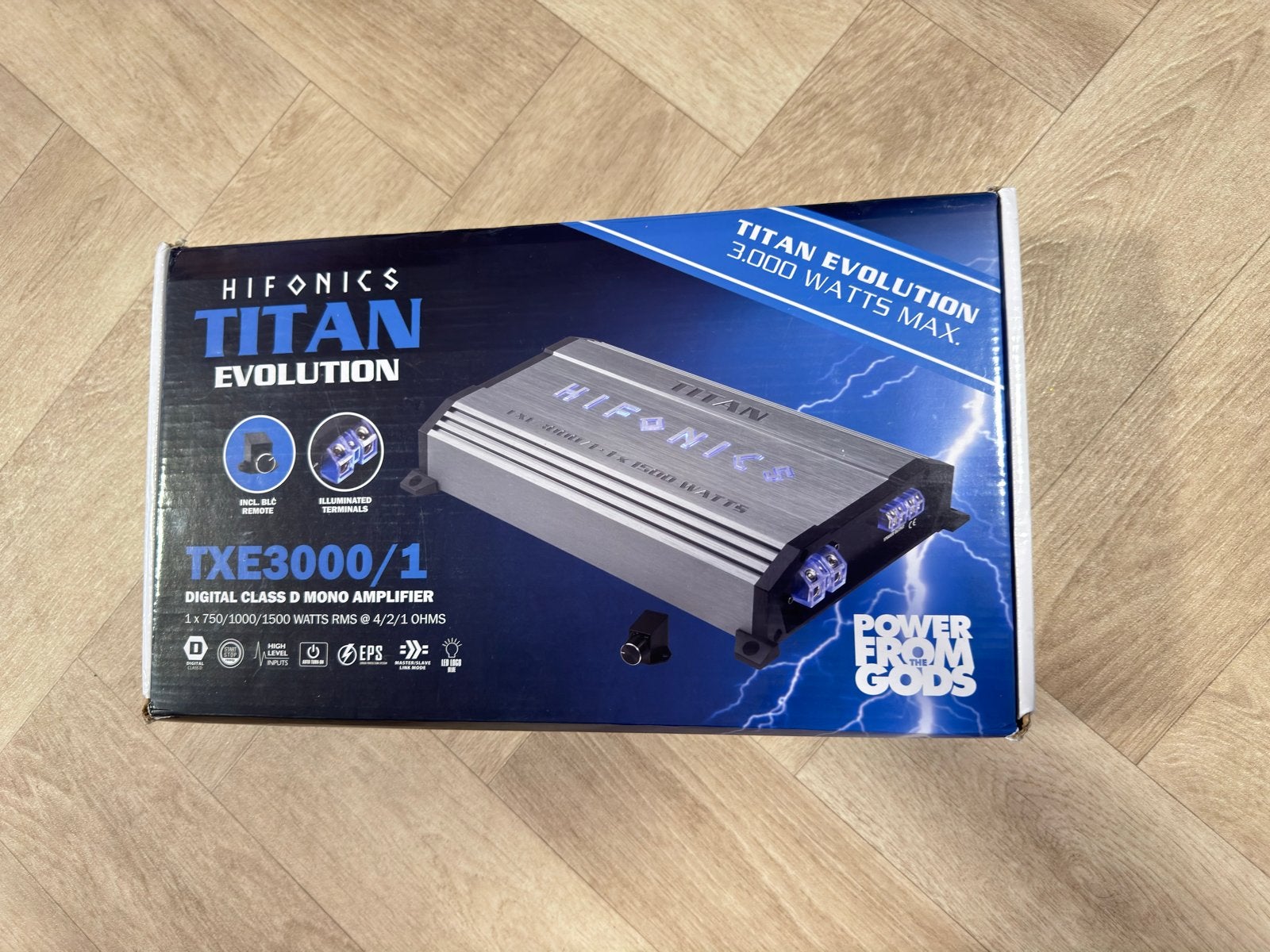 Hifonics Titan Evolution TXE3000/1 Monoblock Versterker, Ophalen of Verzenden, Zo goed als nieuw