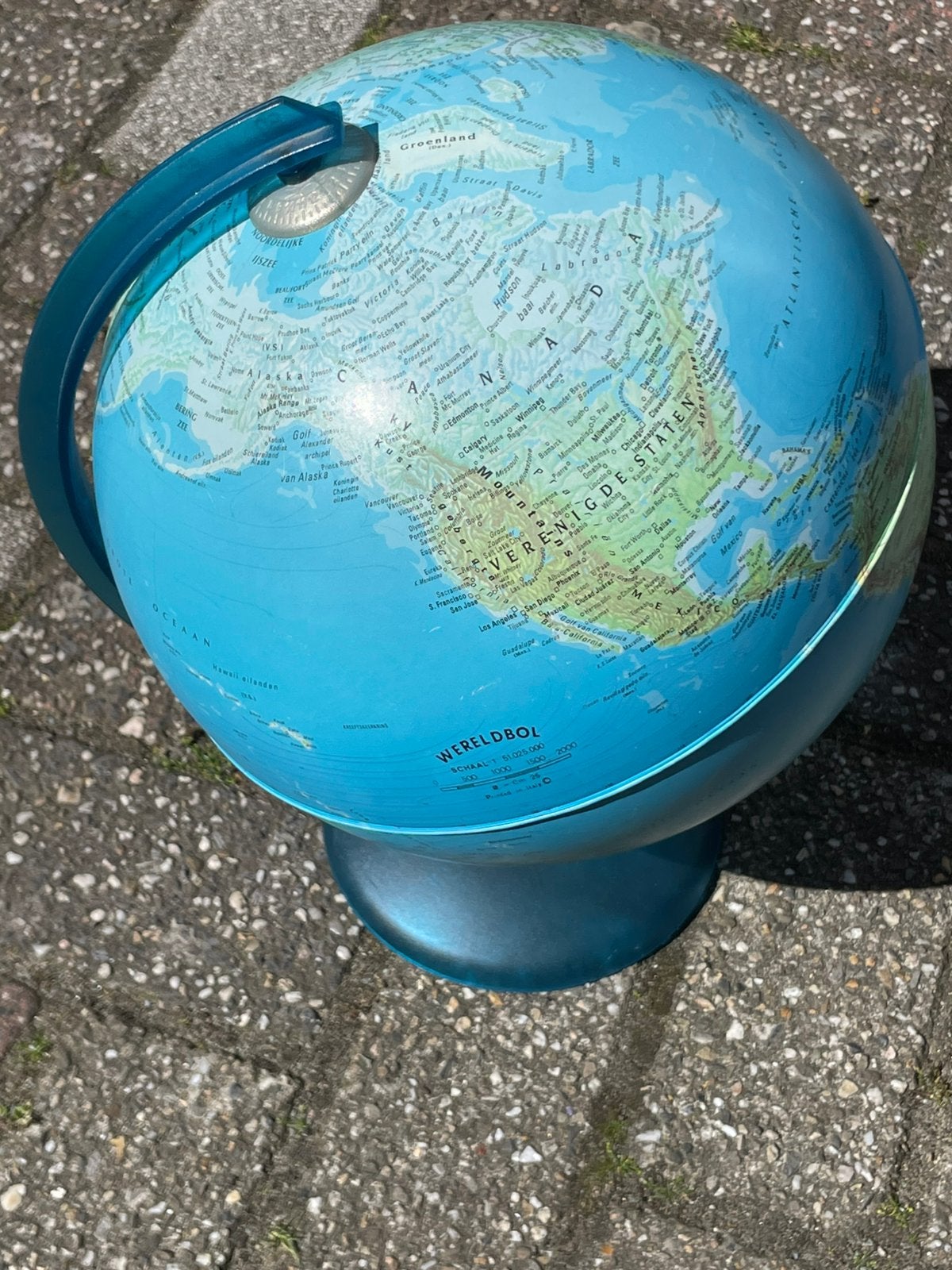Verlichte Wereldbol - Educatief en Decoratief, Ophalen of Verzenden, Verlicht, Zo goed als nieuw