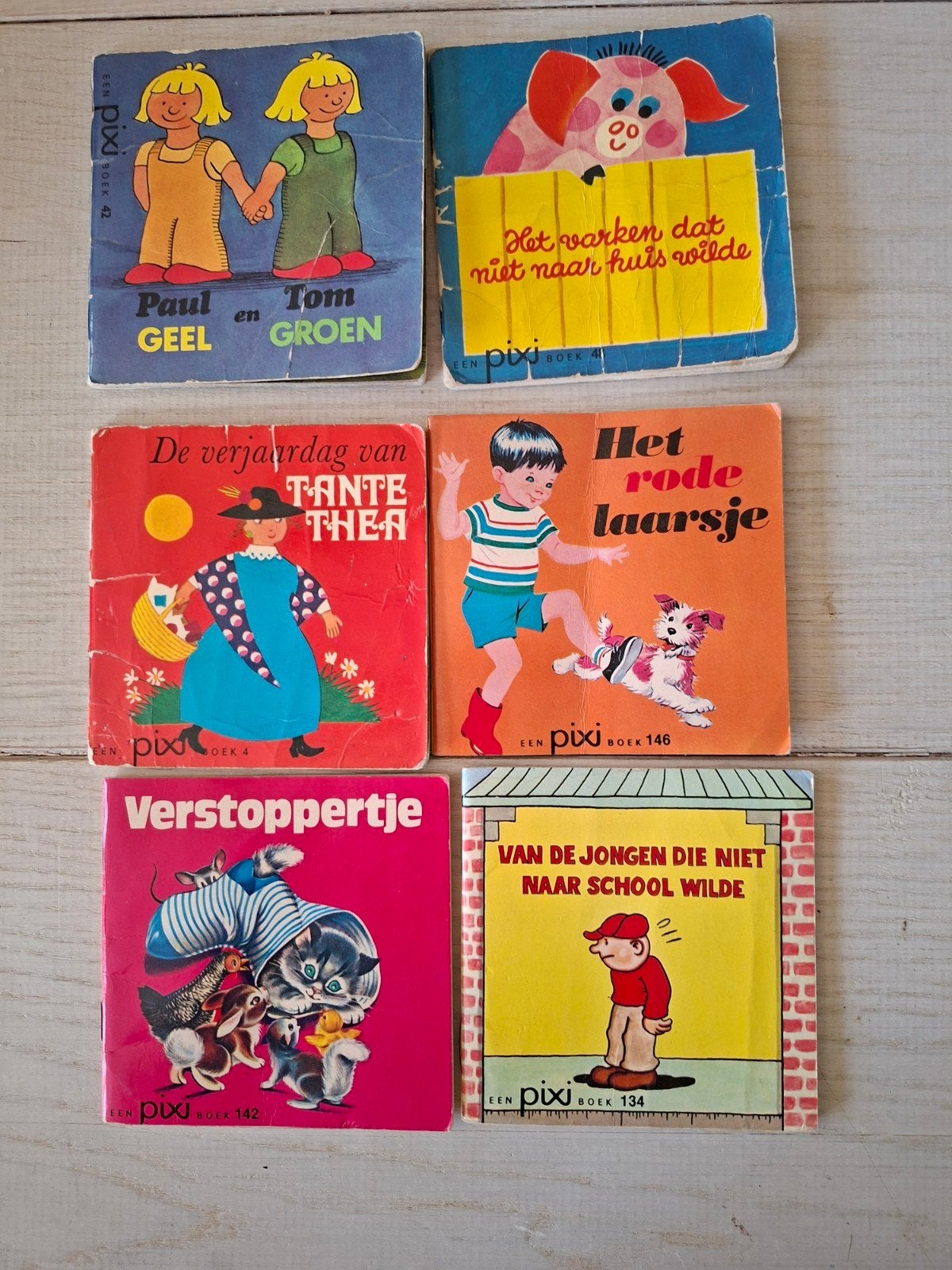 6 Pixi boekjes - Vintage kinderboeken, Boeken, Kinderboeken | Kleuters, Ophalen of Verzenden, Gelezen, Fictie algemeen