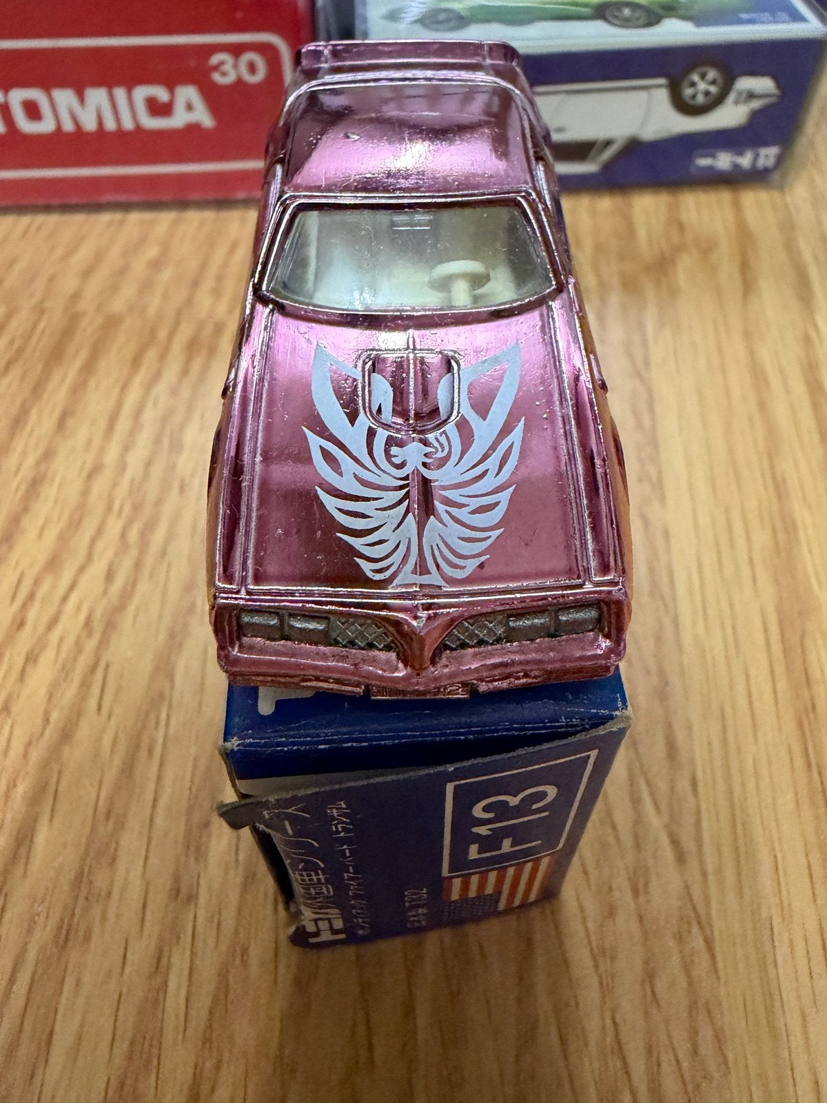 Tomica Pontiac Firebird Trans Am - Zeer Zeldzame Uitvoering, Ophalen, Zo goed als nieuw, Auto