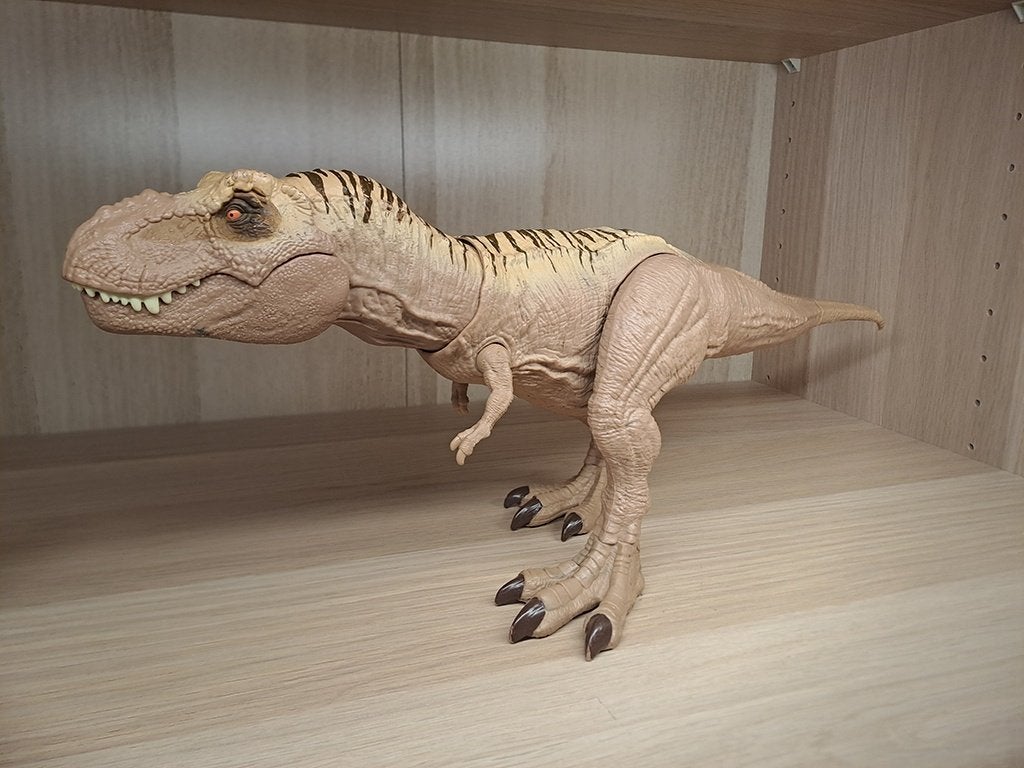 Jurassic World Dino Trackers Tyrannosaurus (elektrisch), Kinderen en Baby's, Ophalen of Verzenden, Gebruikt