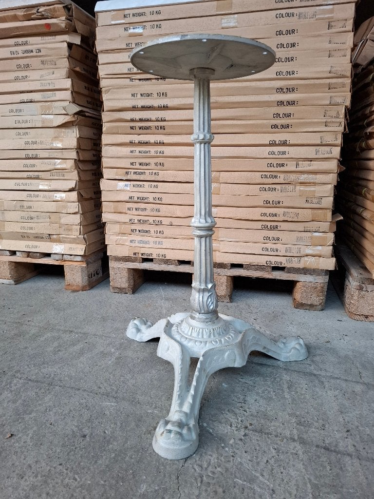 6x Aluminium Bistro Tafelpoten – NIEUW (Terras/Horeca), Ophalen, Nieuw, Rond, Aluminium
