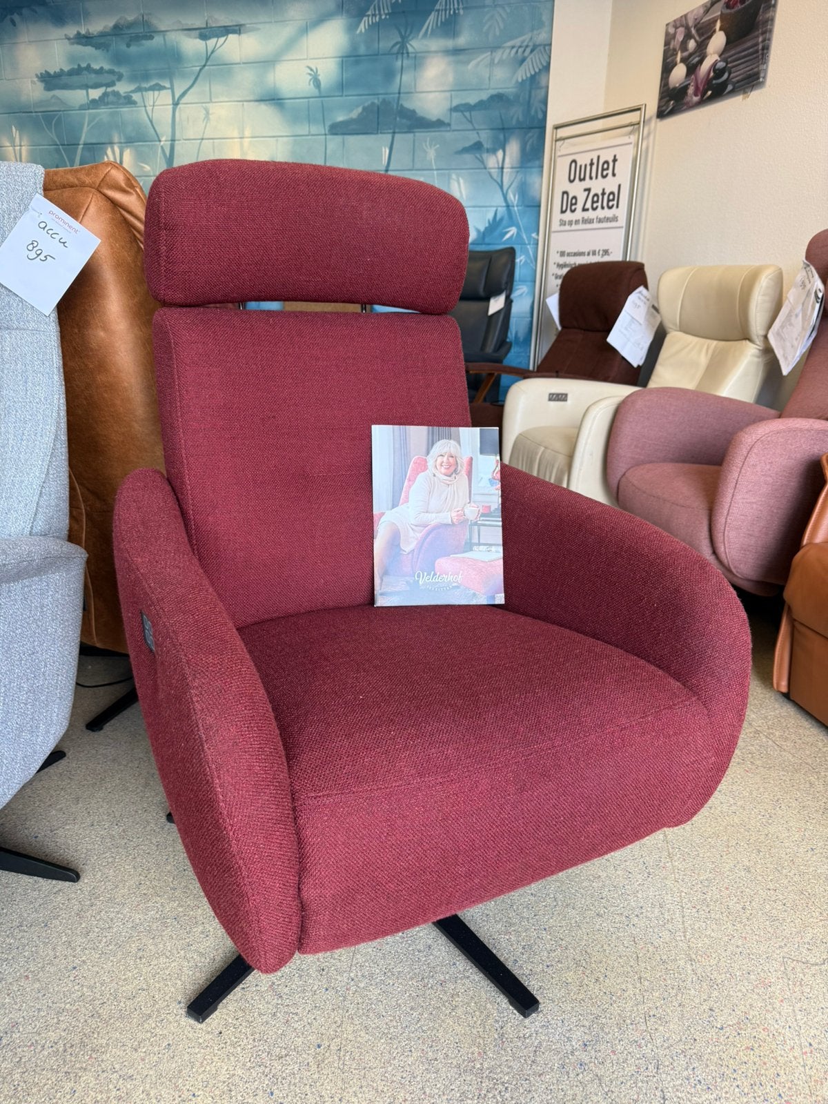 Prominent & velderhof luxe set sta op fauteuils relax stoel, Verzenden, Zo goed als nieuw, Ruim 100 stoelen