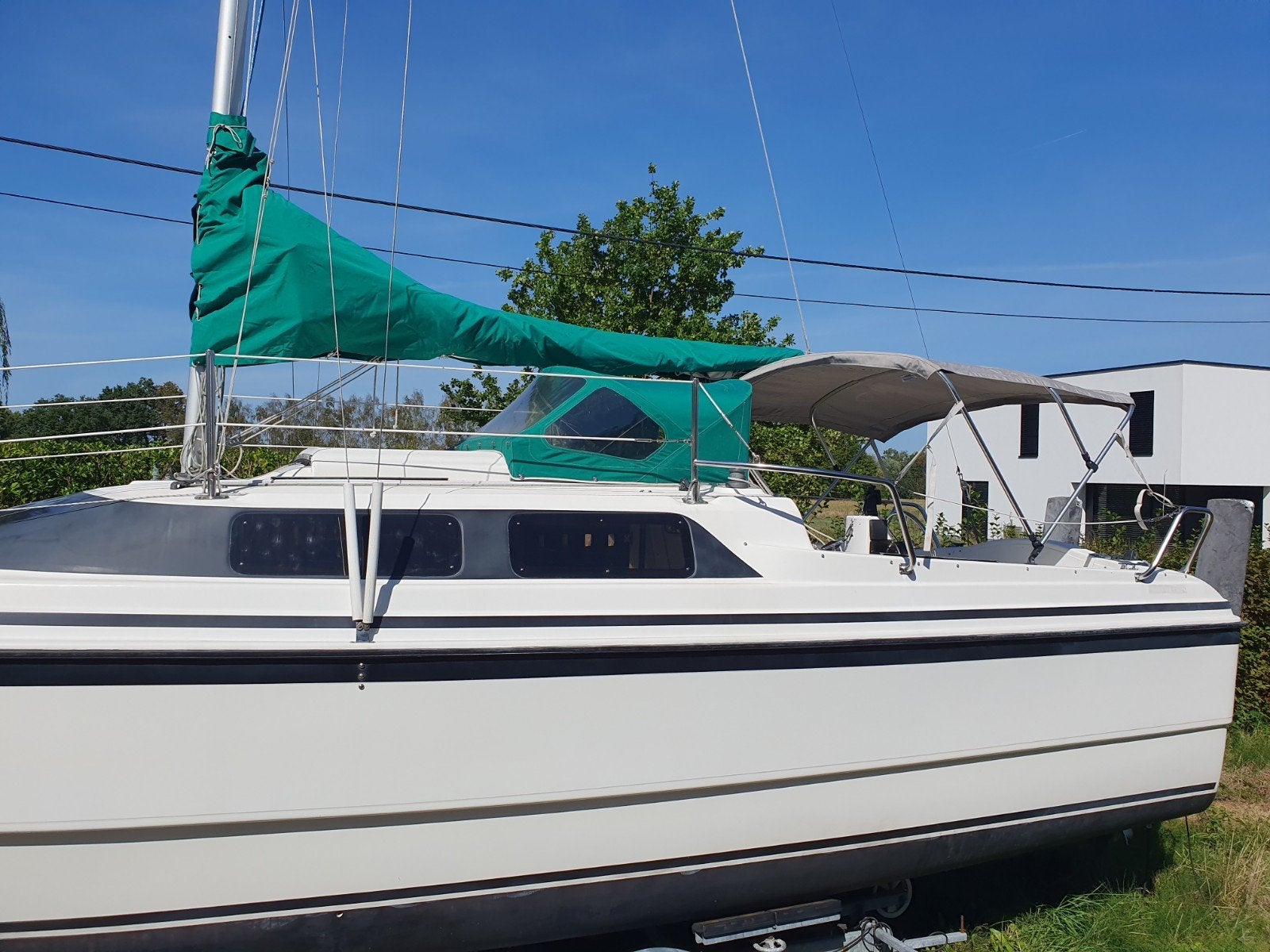 MacGregor 26X (1999) met Pega trailer en Yamaha 15pk 4-takt, Ophalen, Overige merken, Gebruikt, 15 pk