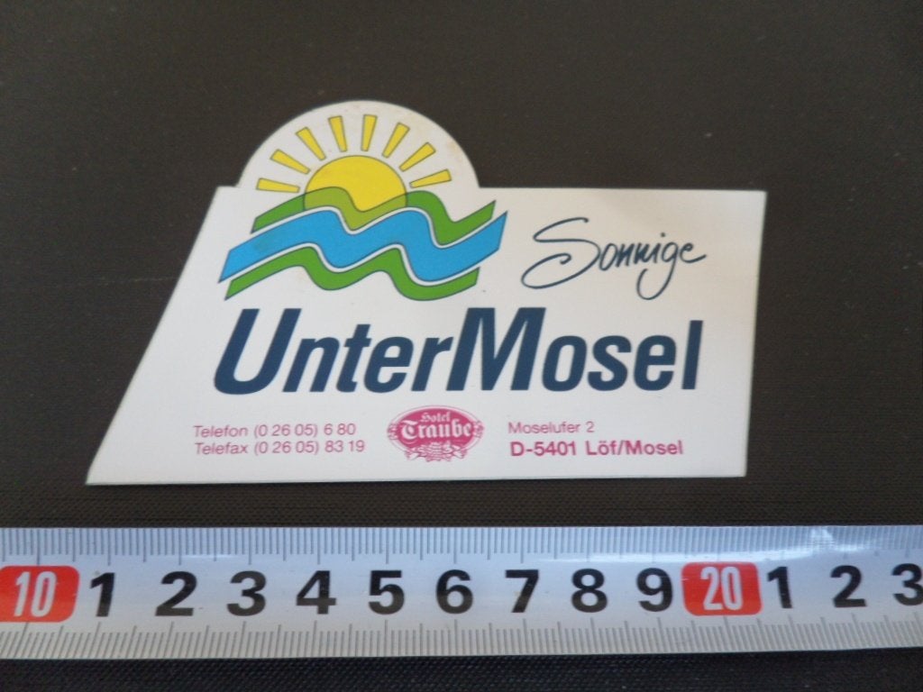sticker Duitsland Sonnige Unter Mosel, Ophalen, Zo goed als nieuw