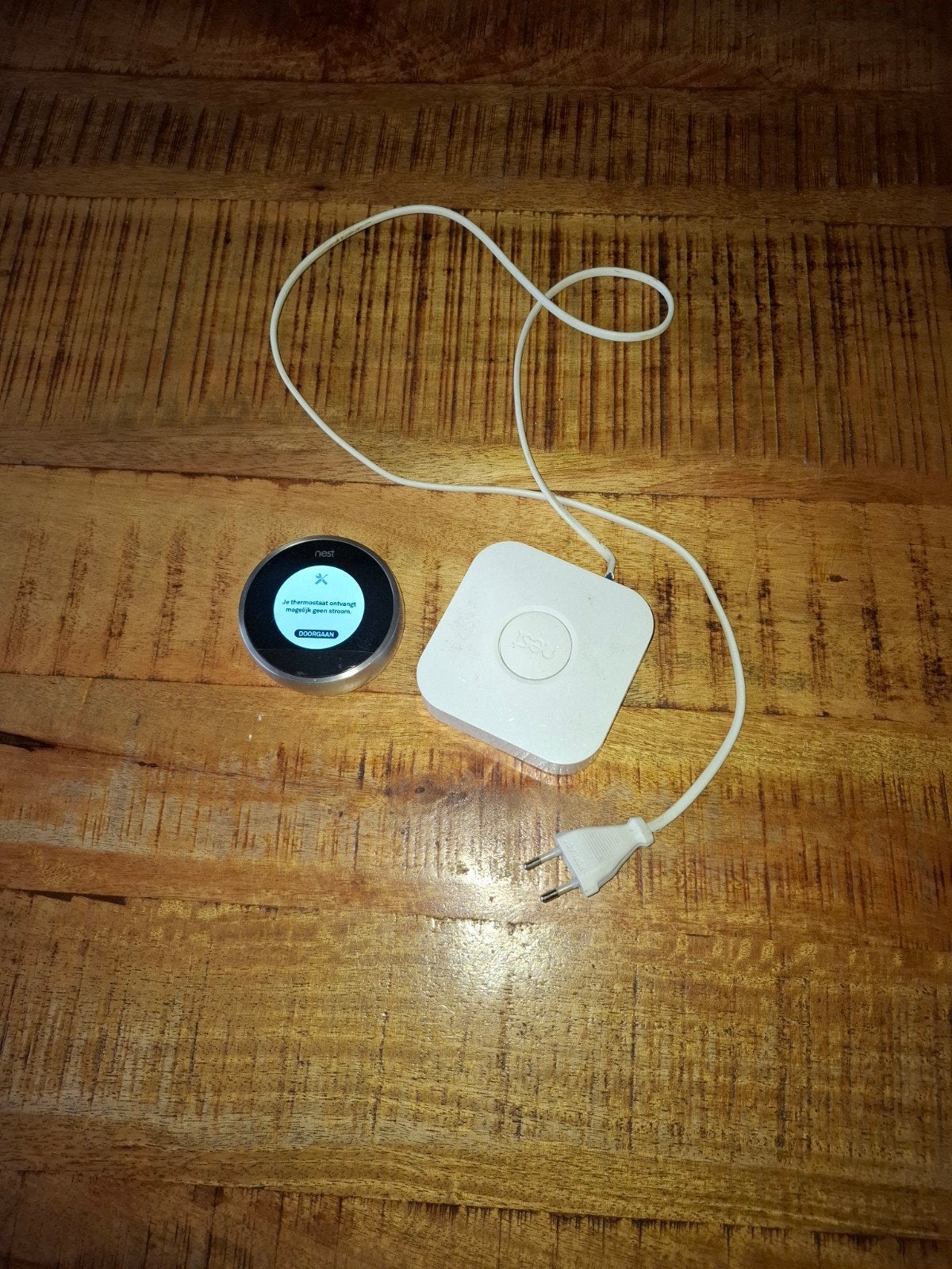 Nest Thermostaat met Heat Link - Slimme Verwarming, Ophalen of Verzenden, Slimme thermostaat, Gebruikt