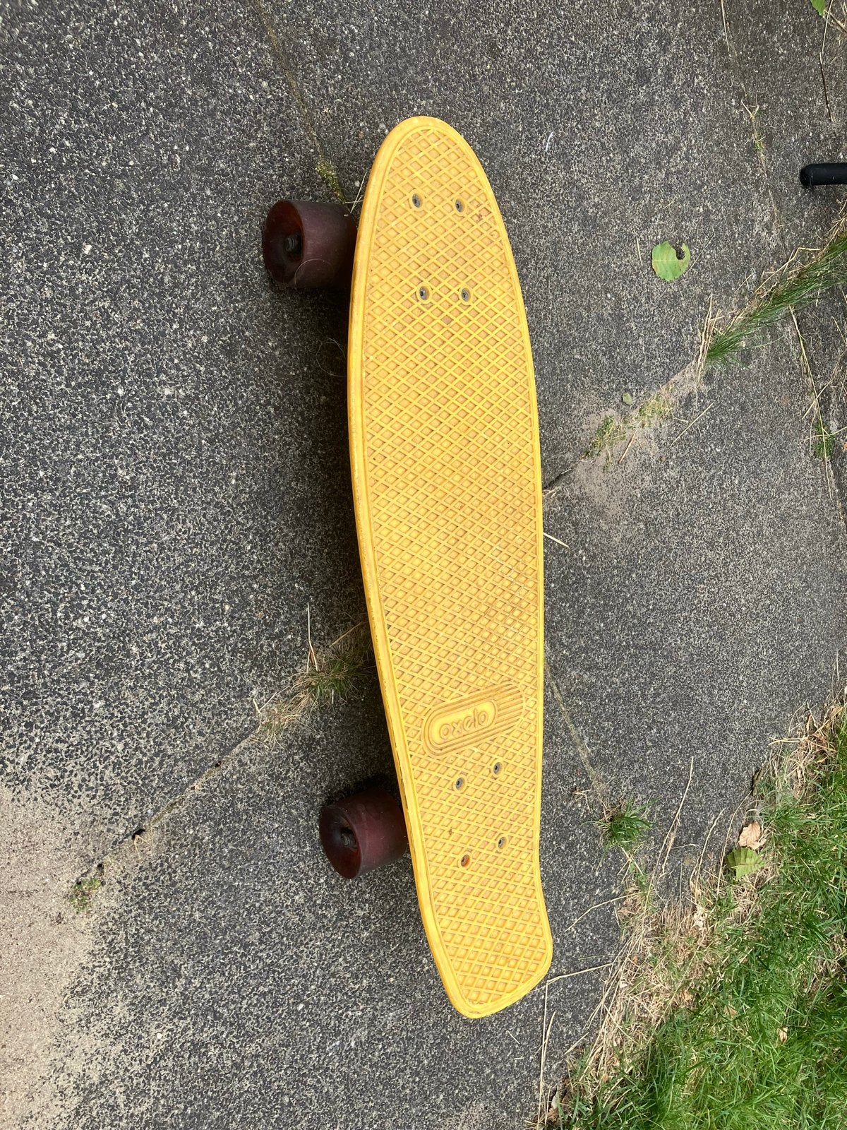 Oxelo Skateboard Geel - Gebruikt, Ophalen, Gebruikt, Skateboard