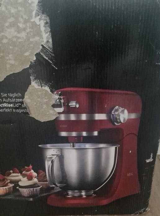 AEG Ultramix Keukenmachine Rood - Nieuw in Doos, Ophalen, 4 liter of meer, Nieuw, 3 snelheden of meer