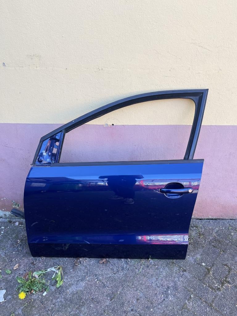 VW Polo 6R/6C deur linksvoor blauw (LD5Q) 5-deurs 2009–2017, Ophalen, Gebruikt, Voor, Volkswagen