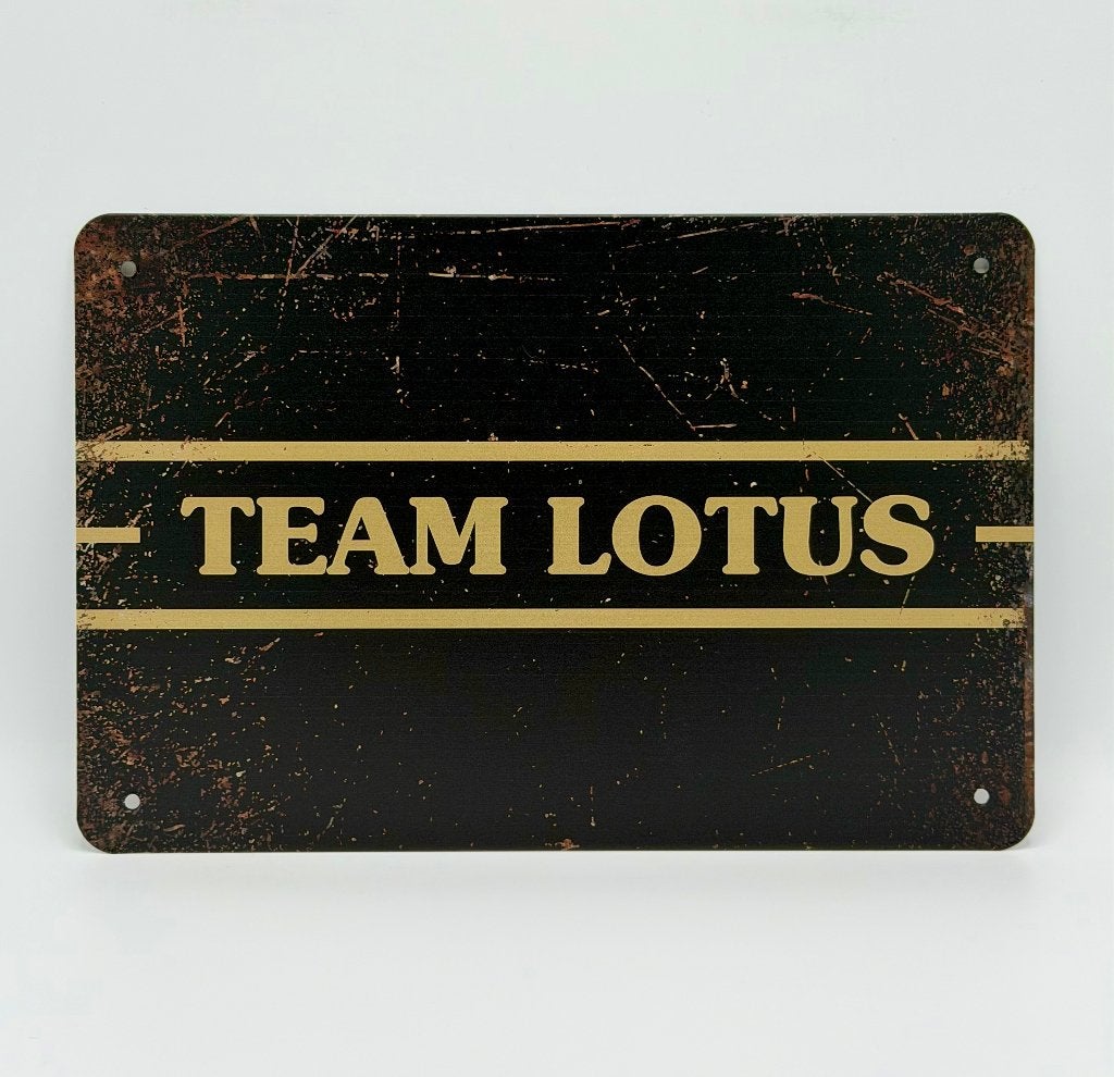 Team Lotus bord - Lotus JPS Esprit Elise Exige Elan Europa, Verzenden, Nieuw, Reclamebord