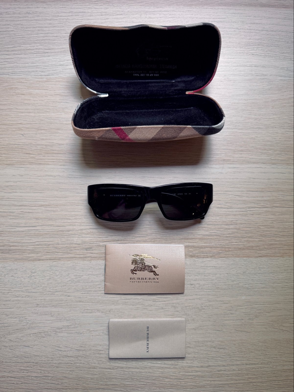 Burberry Zonnebril B 4029, Overige merken, Zonnebril, Zwart, Ophalen of Verzenden