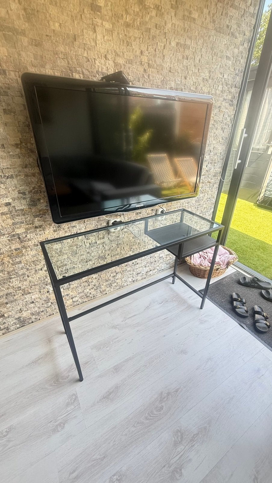 Ikea sidetafel, Huis en Inrichting, Tafels | Sidetables, Ophalen, 50 tot 100 cm, Rond, Zo goed als nieuw