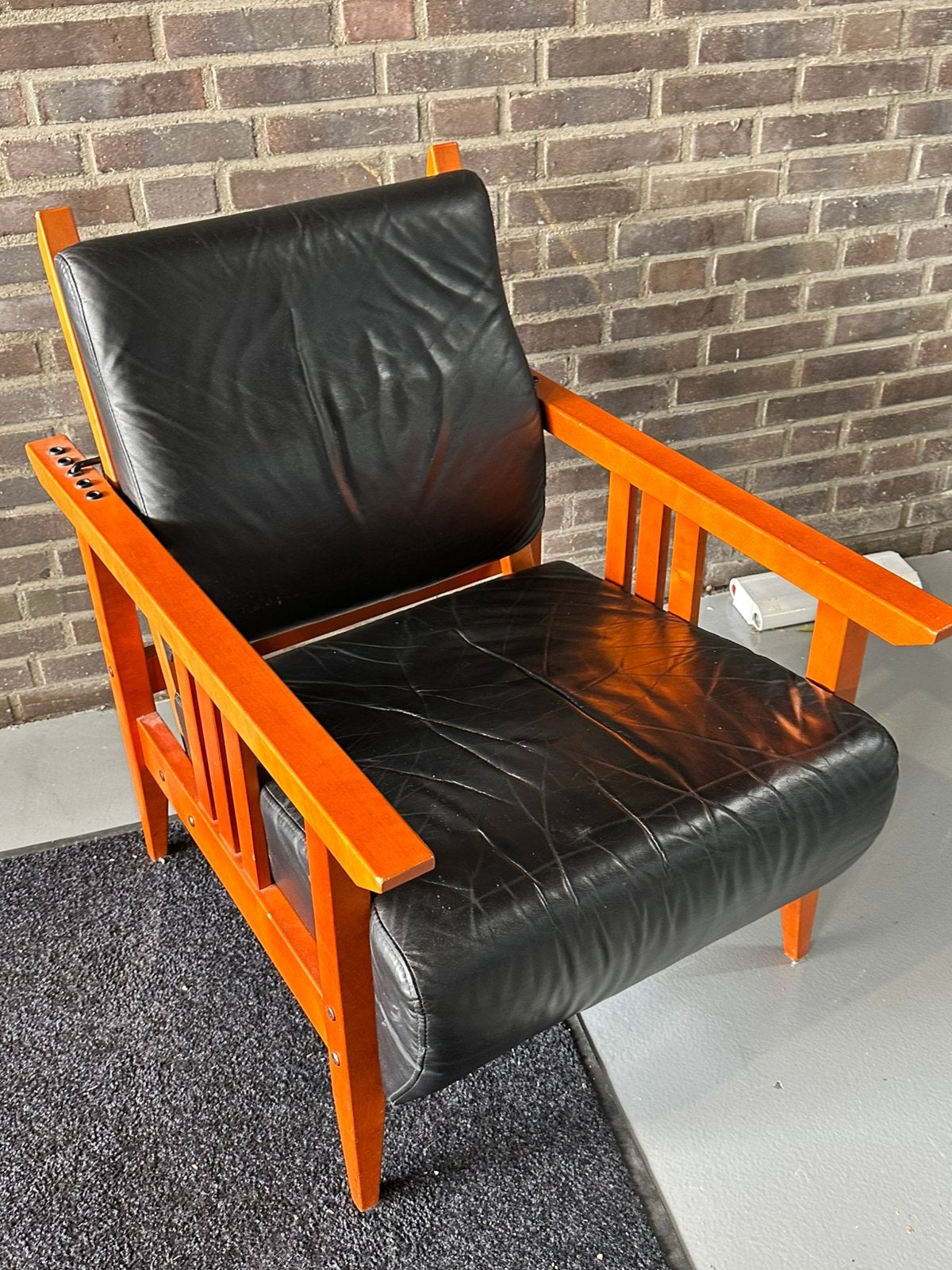 stijlvolle vintage relax stoel Hans J wagner, Ophalen