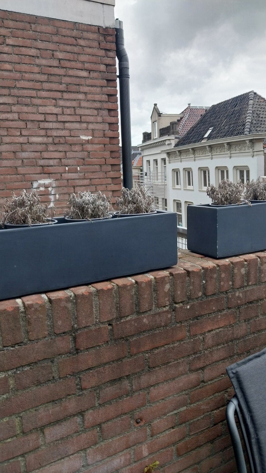 Grote rechthoekige plantenbakken voor buiten, Ophalen, Steen, Gebruikt, 100 cm of meer