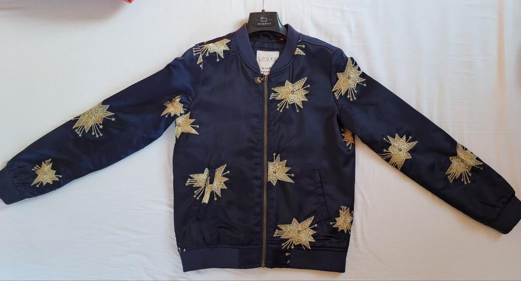 Looxs Revolution Bomberjack met gouden sterren, Ophalen, Meisje, Zo goed als nieuw, Looxs