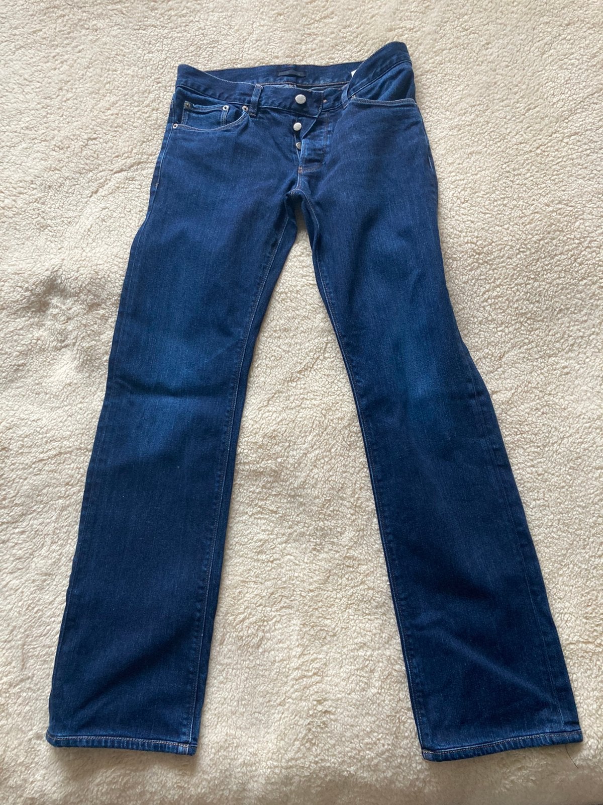 Prada heren jeans, Ophalen of Verzenden, Zo goed als nieuw, Blauw, W32 (confectie 46) of kleiner