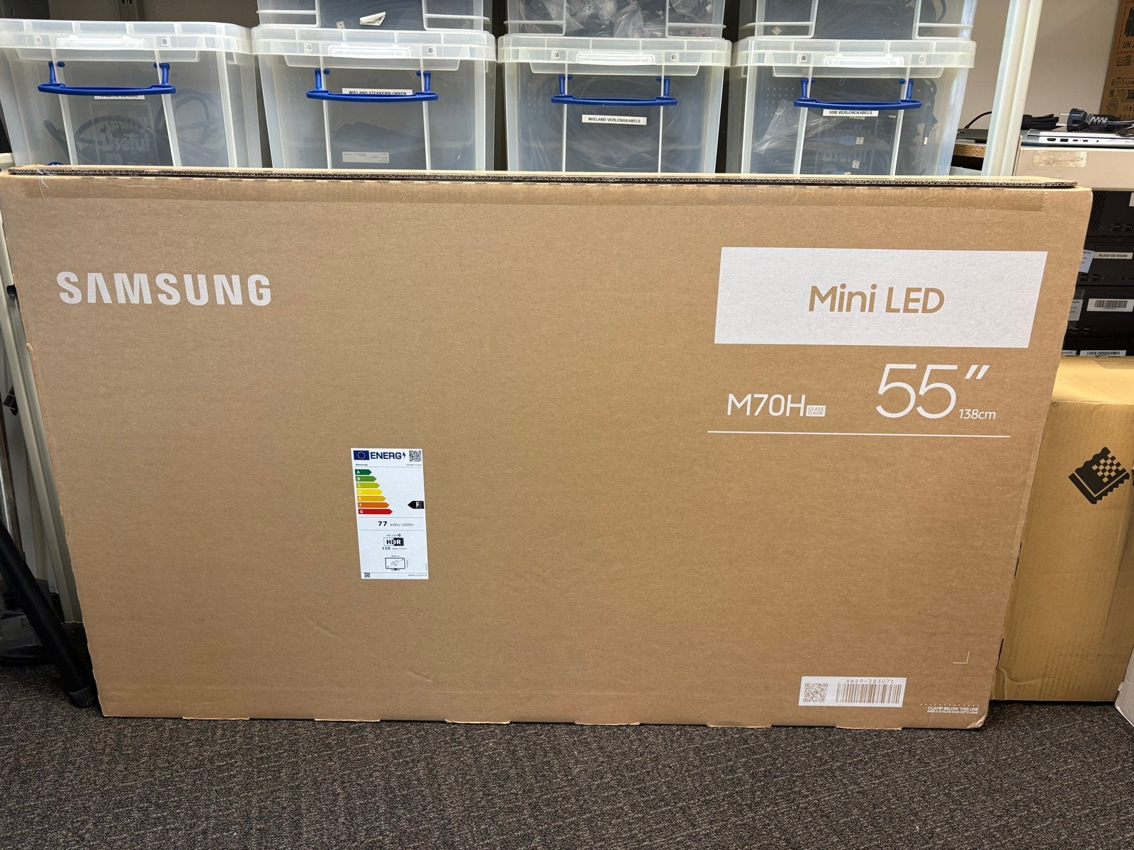 Samsung Mini LED 55" M70H Smart TV - Nieuw in doos, Ophalen, LED, 50 Hz, Nieuw