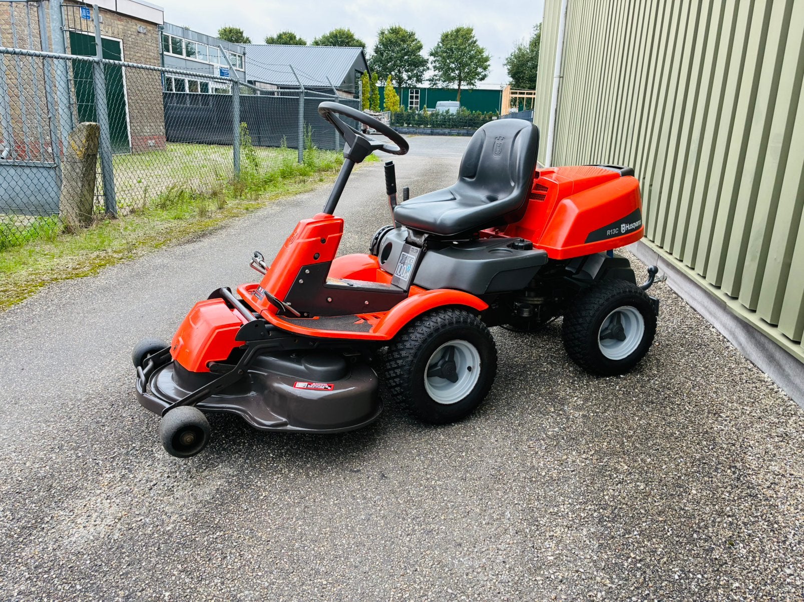 Nette husqvarna R13c zitmaaier frontmaaier mulch hydro