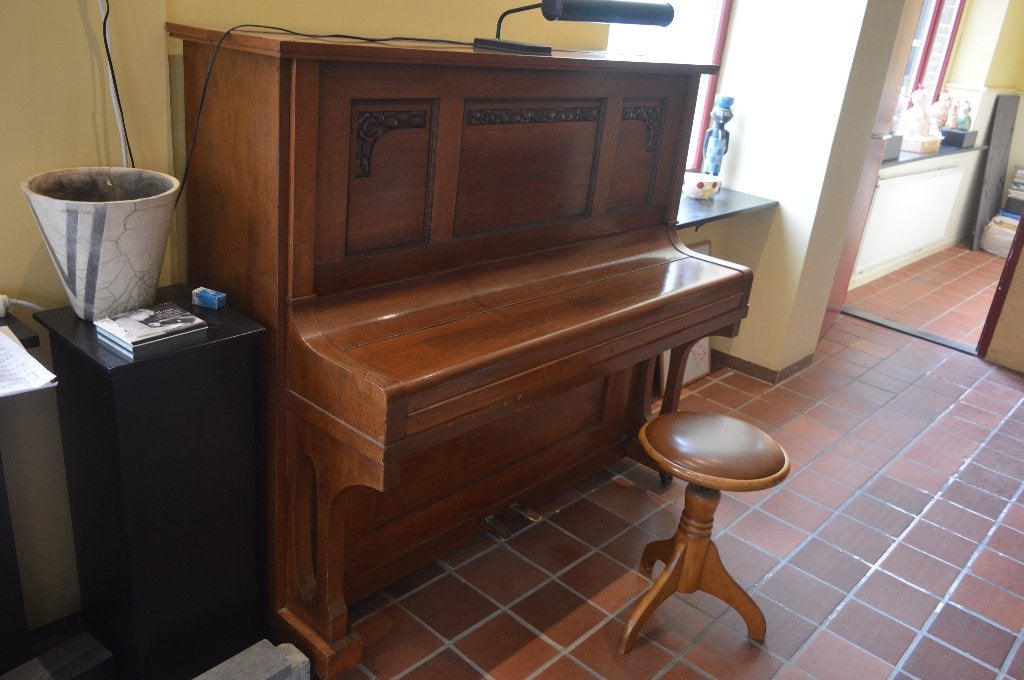 Piano Zimmermann te koop, Ophalen, Gebruikt, Bruin, Piano