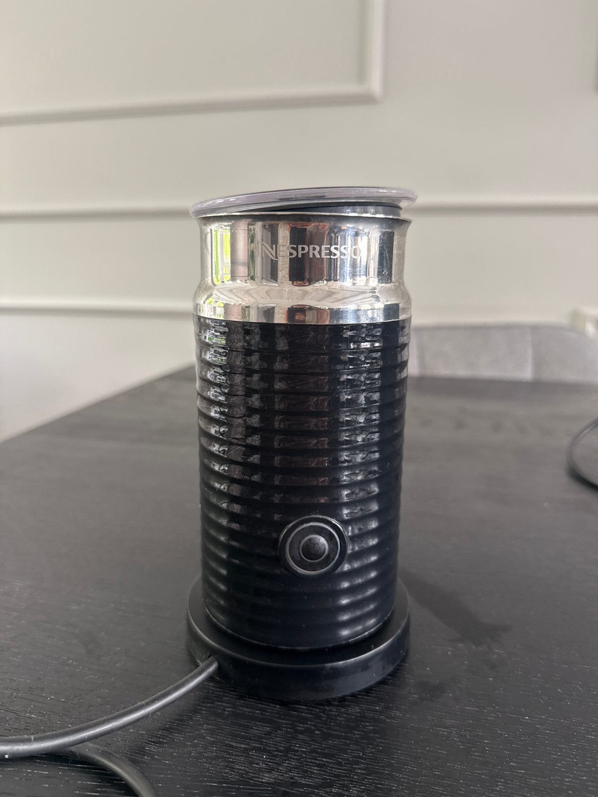 Nespresso Aeroccino 3 Melkopschuimer - Zwart, Ophalen of Verzenden, Zo goed als nieuw, Elektrische melkopschuimer