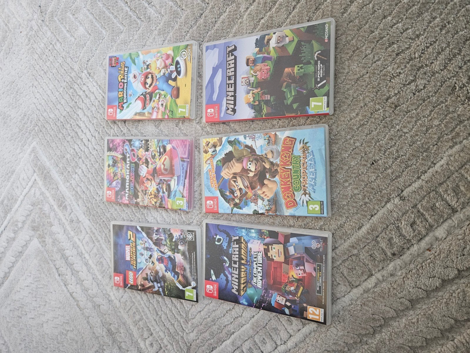 Te koop 5 spelletjes voor de switch, 1 speler, Ophalen, Zo goed als nieuw, Vanaf 3 jaar