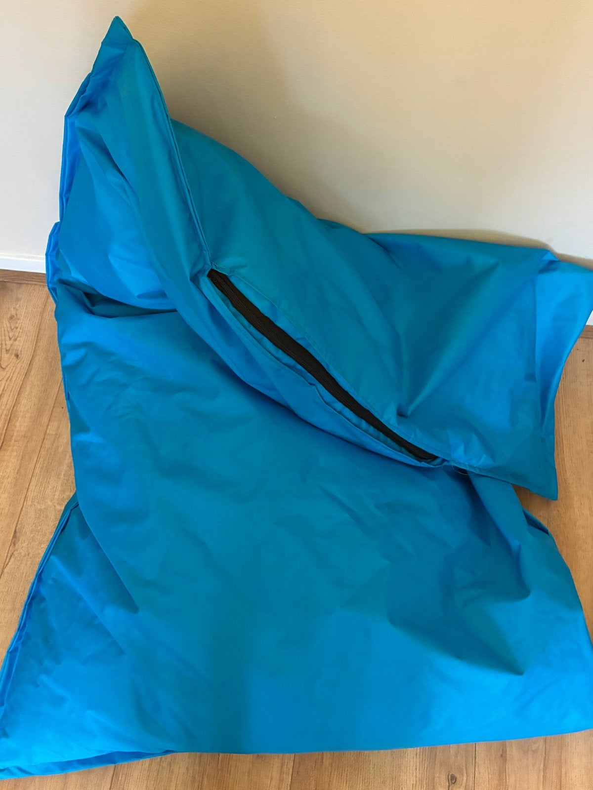 Leuke blauwe zitzak in goede staat, Ophalen, Zo goed als nieuw, Blauw, Zitzak