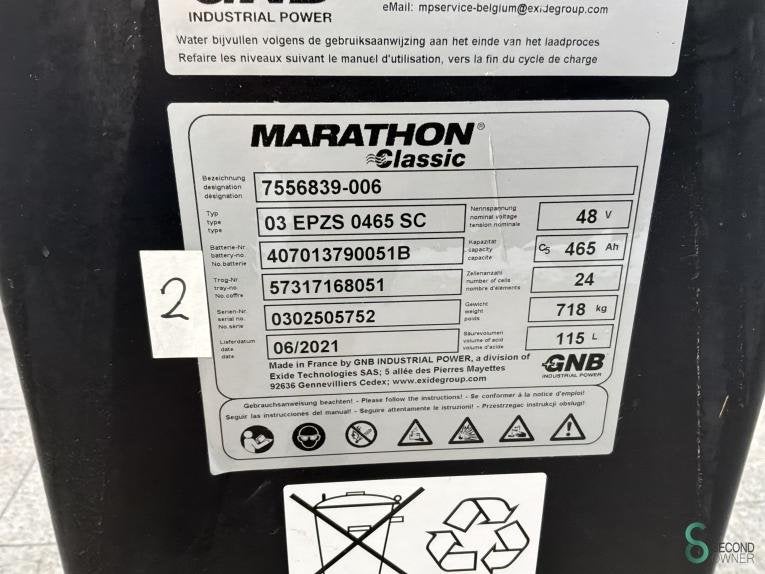 Batterijen Elektrisch Marathon 03 EPZS 0465 SLC 2021