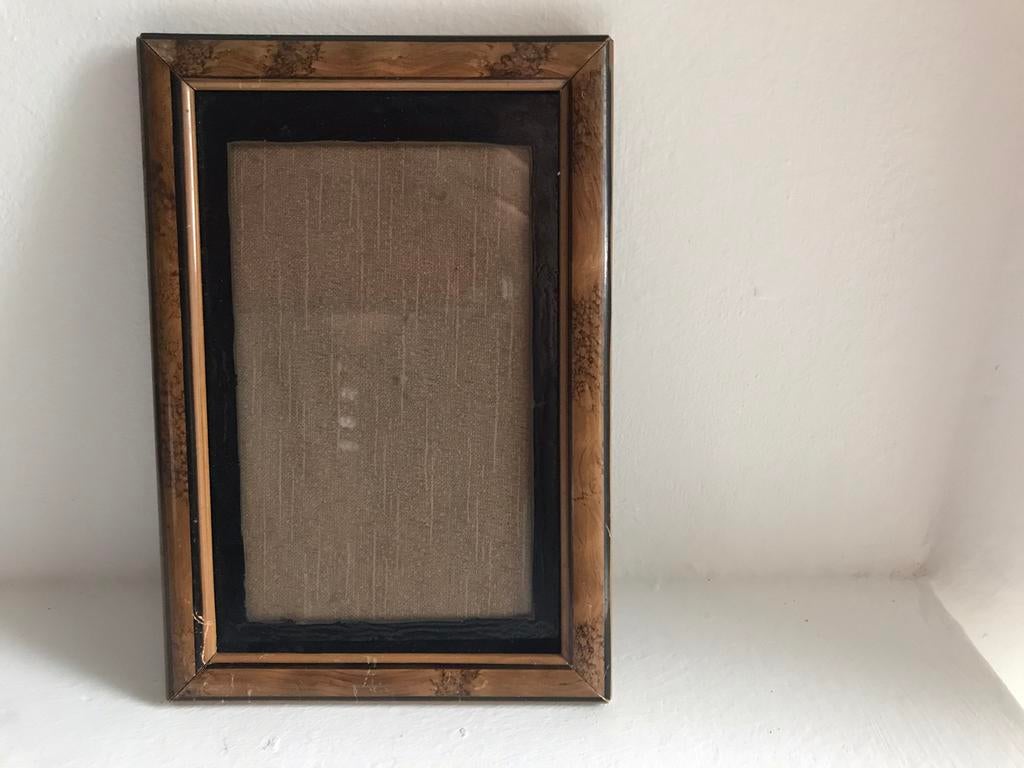 Fotolijstje hout oud, Ophalen of Verzenden, Gebruikt