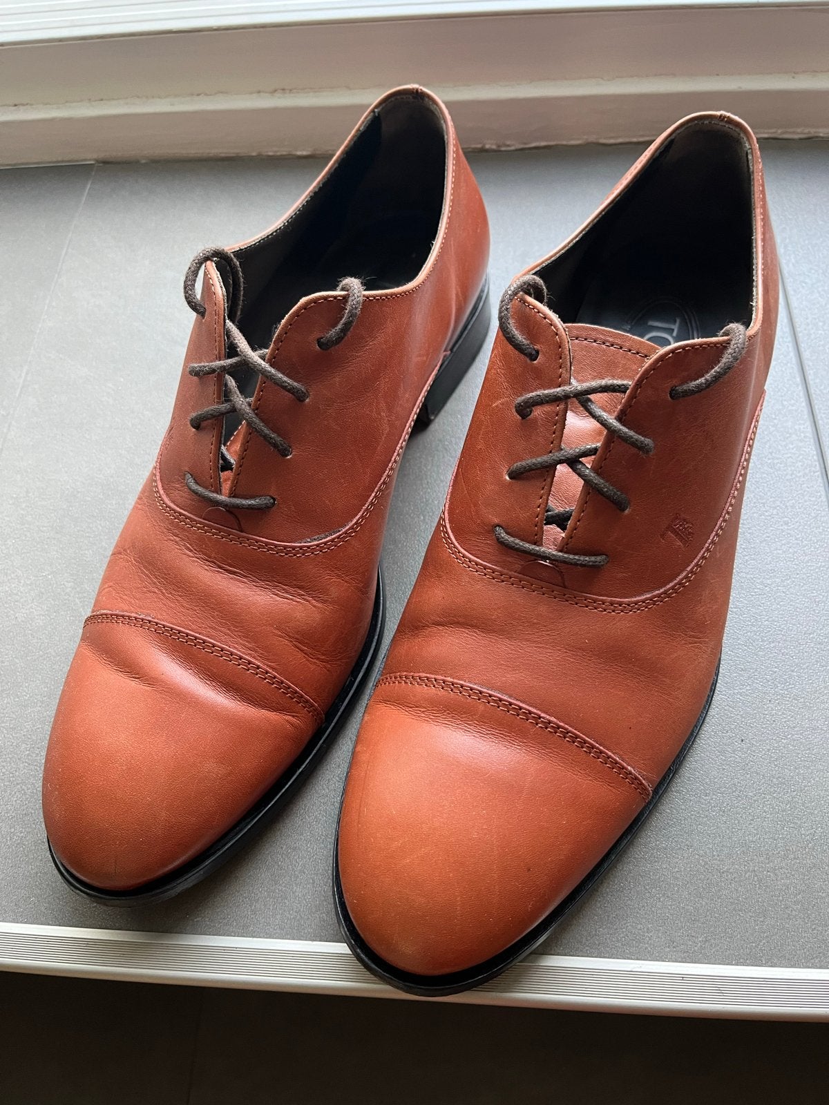 Tods leren veterschoenen - Zeer goede staat, Kleding | Heren, Schoenen, Bruin, Ophalen of Verzenden, Zo goed als nieuw, Veterschoenen