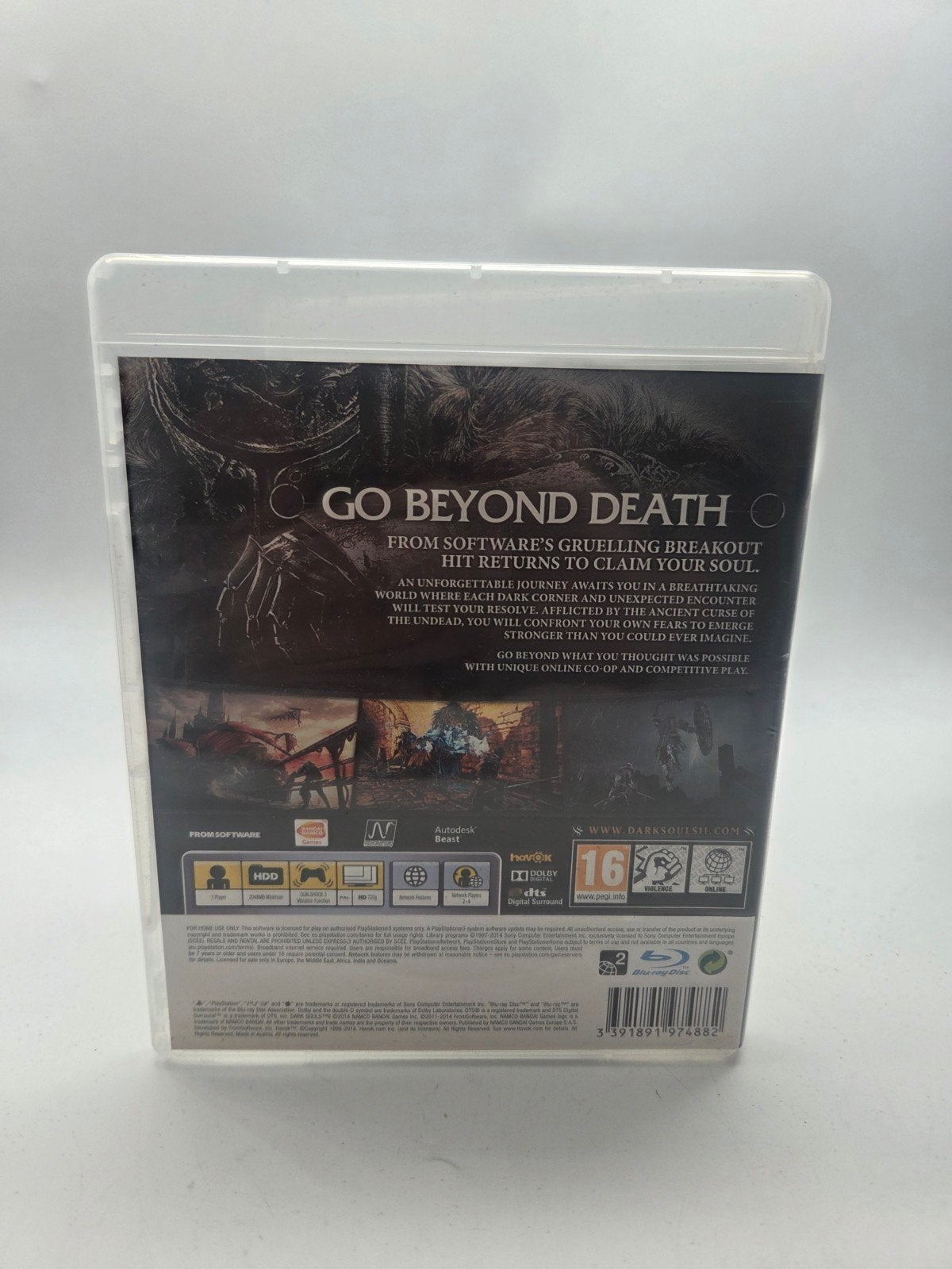 Dark Souls II PS3 - Actie RPG Avontuur, Avontuur en Actie, Online, Gebruikt, Support@bandainamcoent.eu