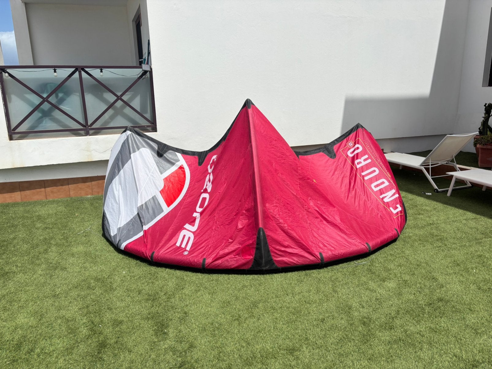 Ozone Enduro v3 9m 11m incl Bar, Watersport en Boten, Geen board, Ophalen of Verzenden, Zo goed als nieuw