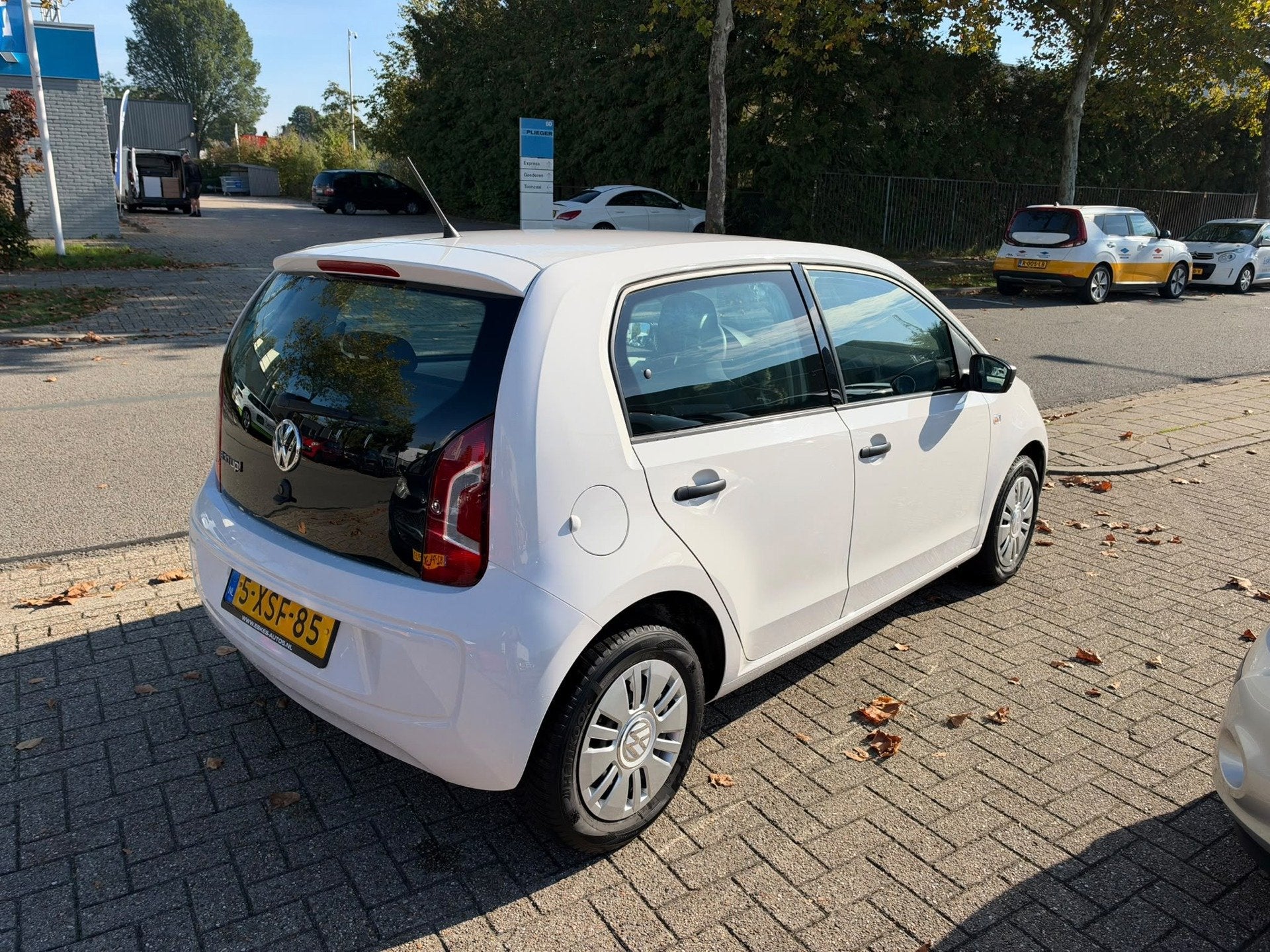 Volkswagen Up! 1.0 take up! BlueMotion, Navi, Airco, NAP, 1s, Auto's, Stof, Up!, CNG (Aardgas), 4 stoelen