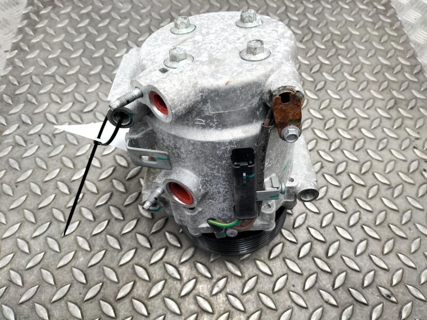 OPEL CORSA F P2JO GS AIRCO COMPRESSOR / AIRCOPOMP 9827596080, Ophalen of Verzenden, Gebruikt, ARN erkend