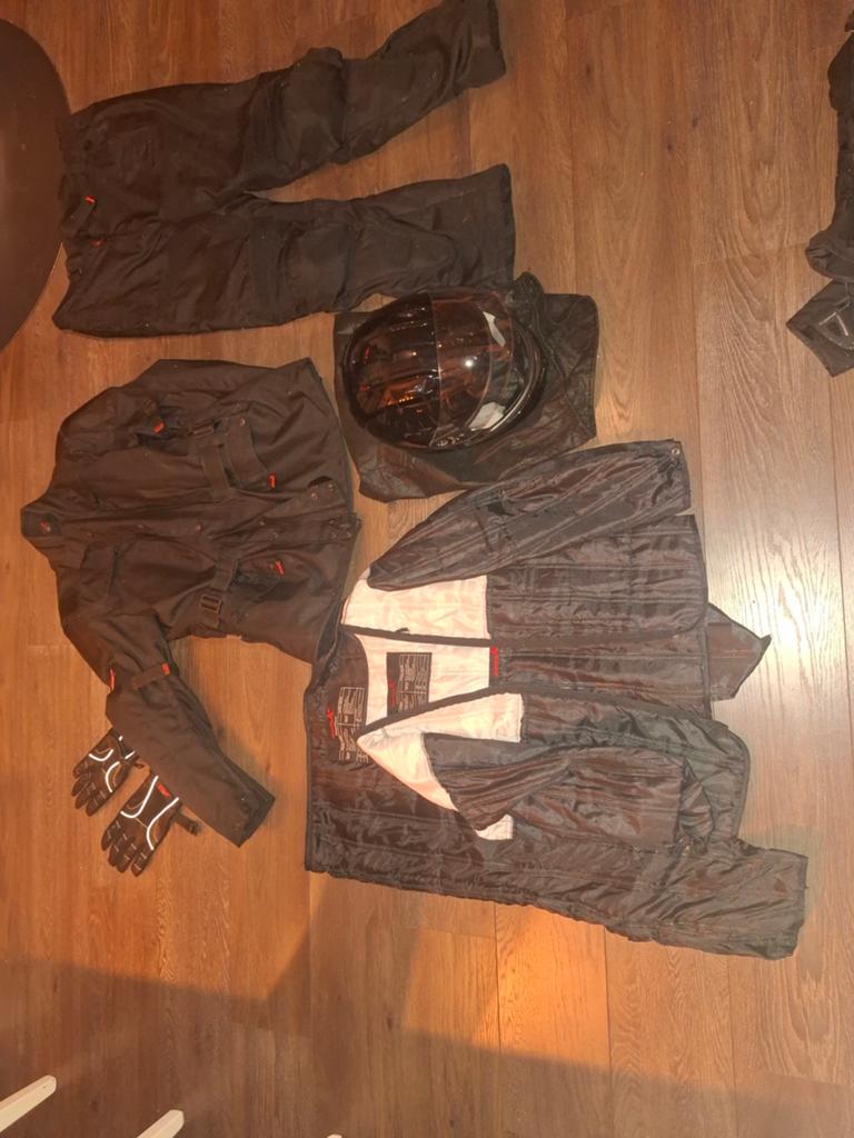 MotorX motorpak XL + handschoenen + helm, Motoren, Ophalen of Verzenden, Tweedehands, Heren, Combipak