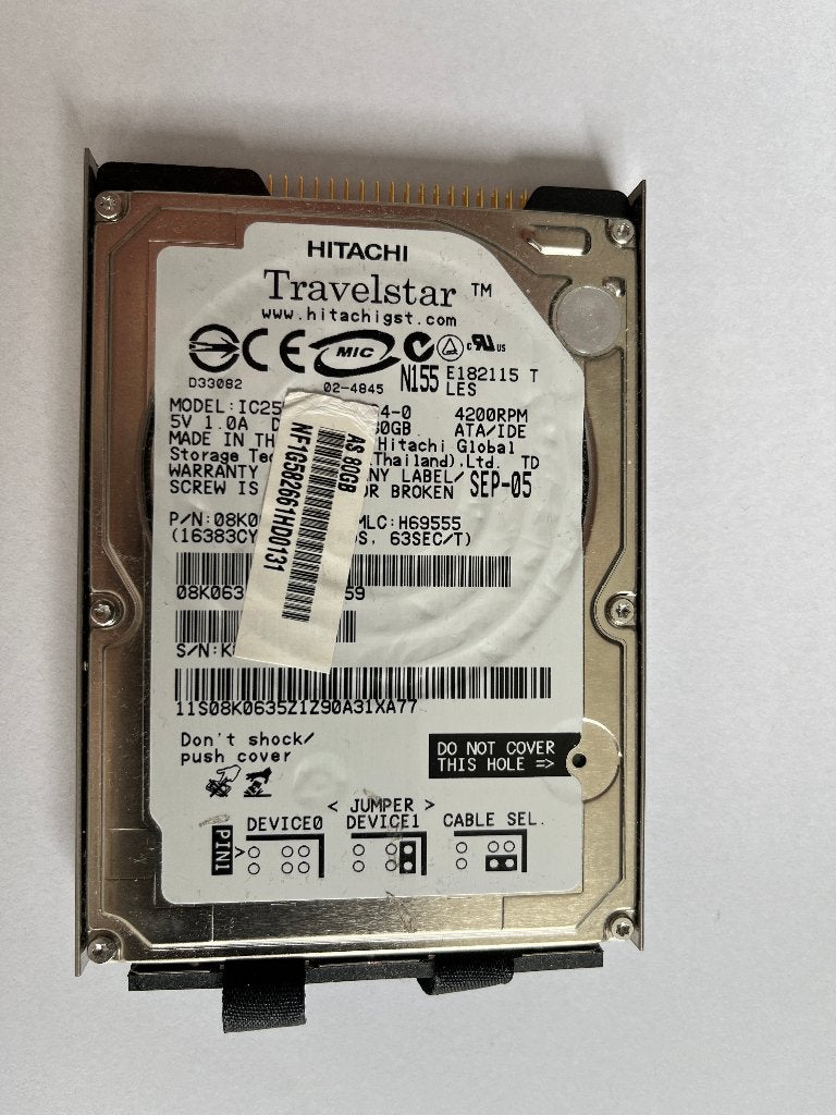 harddisk laptop, Computers en Software, Intern, Gebruikt, HDD, Ophalen of Verzenden