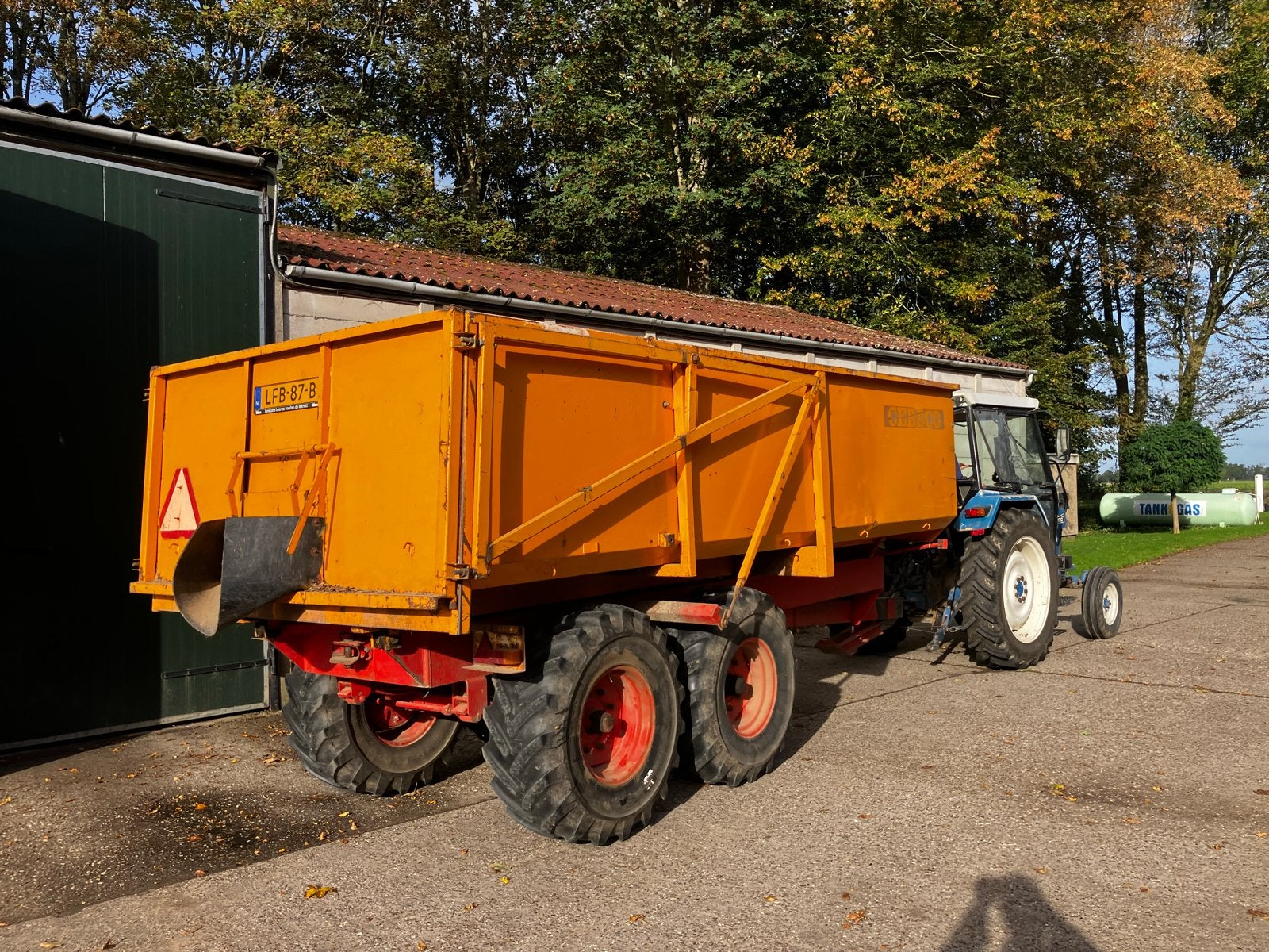 Cebeco CT105 Kipper - 12m3, 218x110x500 cm, Zakelijke goederen, Ophalen, Gebruikt, 80 tot 120 Pk, Overige merken