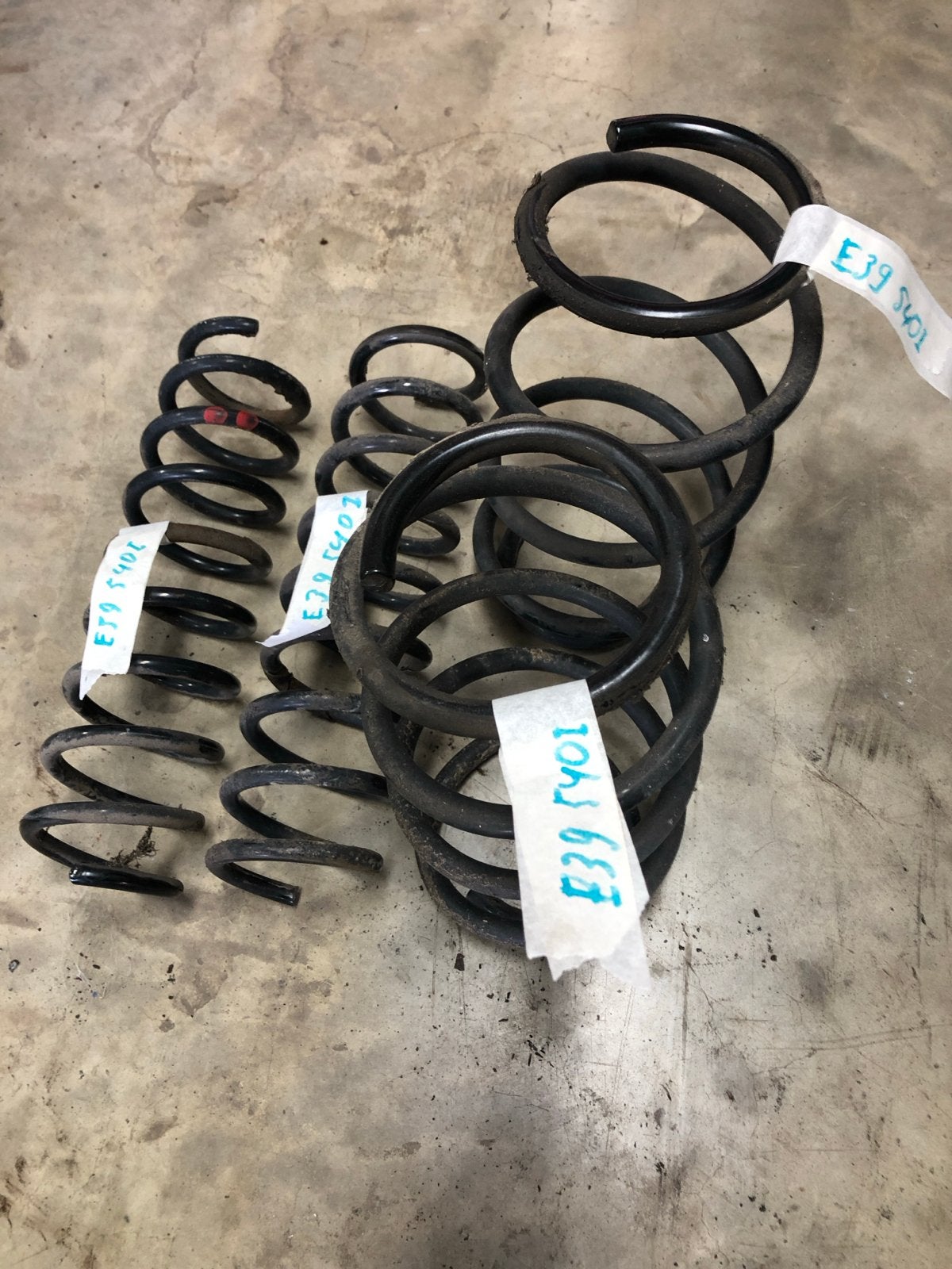 BMW E39 540i Originele Veren Spiralen Set, Ophalen of Verzenden, Gebruikt, BMW