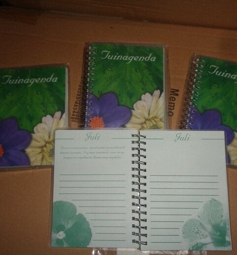 Partij tuinagenda 15x11cm, Diversen, ., Nieuw, Ophalen of Verzenden, .