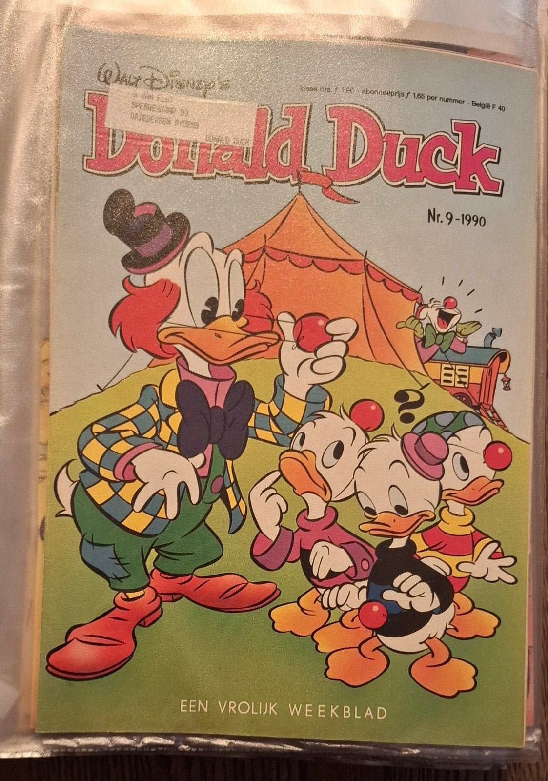 Complete jaargang Donald Duck 1990 in ringband, Complete serie of reeks, Ophalen of Verzenden, Gelezen