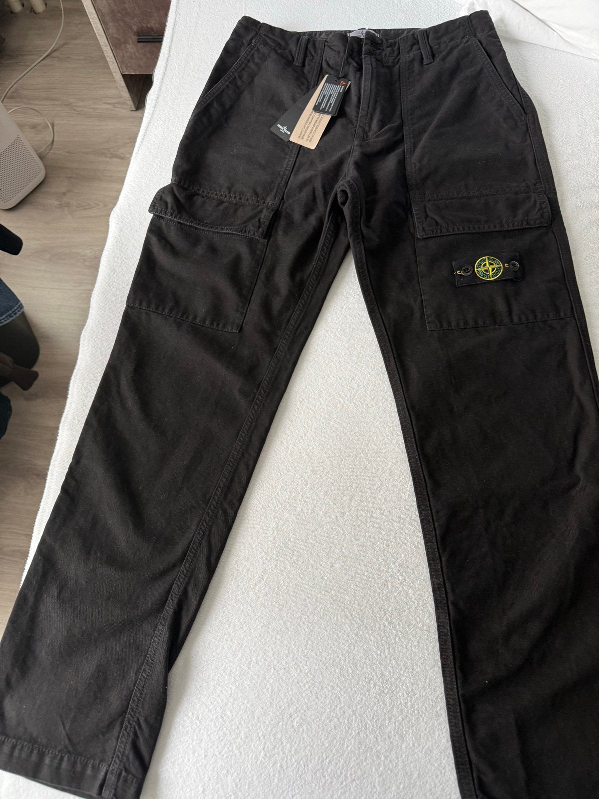 Stone Island Cargo Broek Zwart - Nieuw met labels, Ophalen of Verzenden, Nieuw, Overige maten, Zwart
