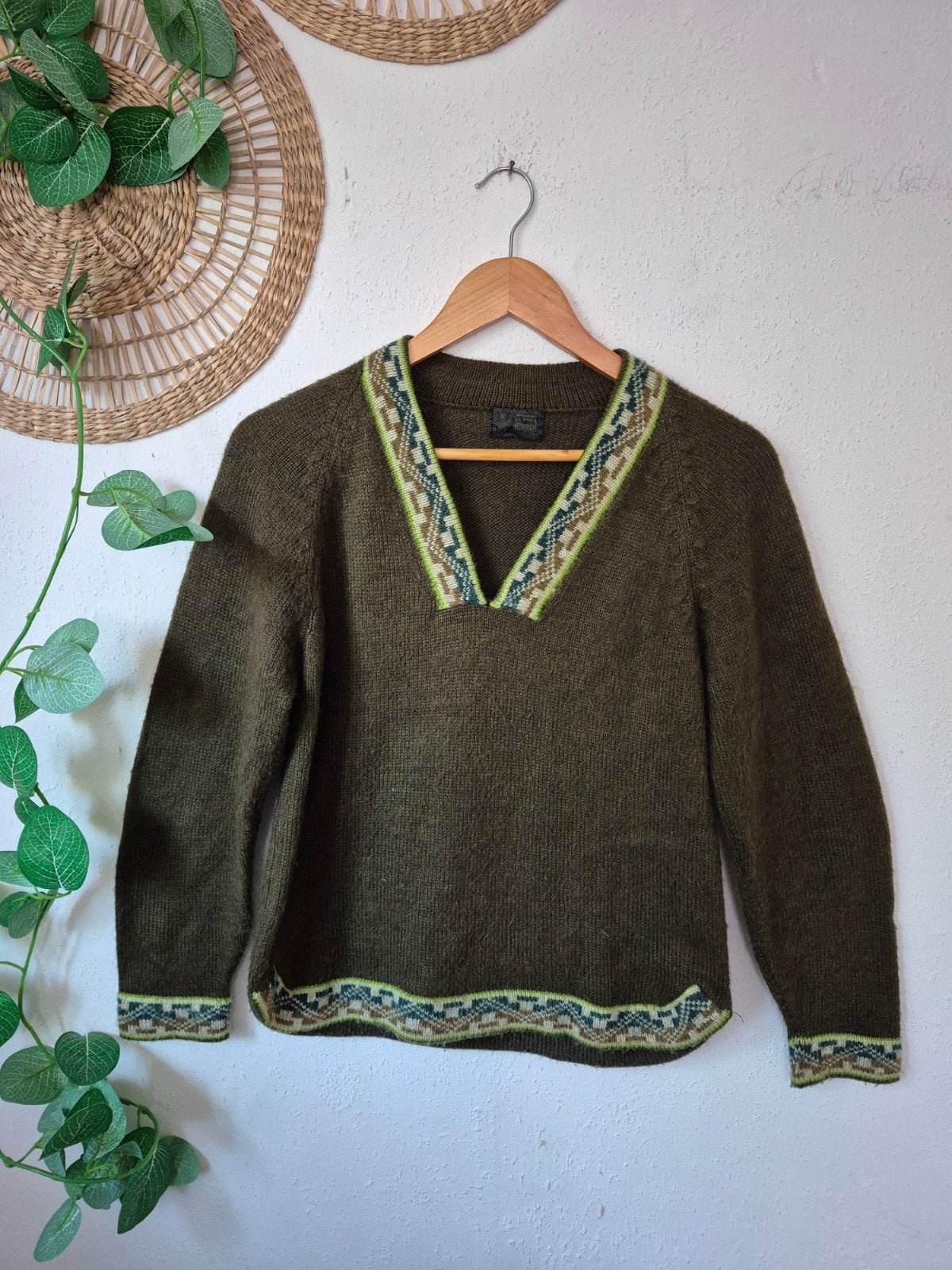 Vintage Finca Apalca folklore truitje M, Kleding | Dames, Ophalen of Verzenden, Groen