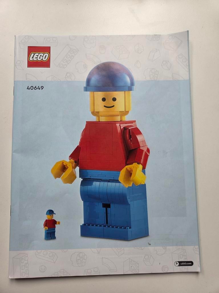 Supergrote lego minifiguur (40649), Verzenden, Lego, Zo goed als nieuw, Compleet