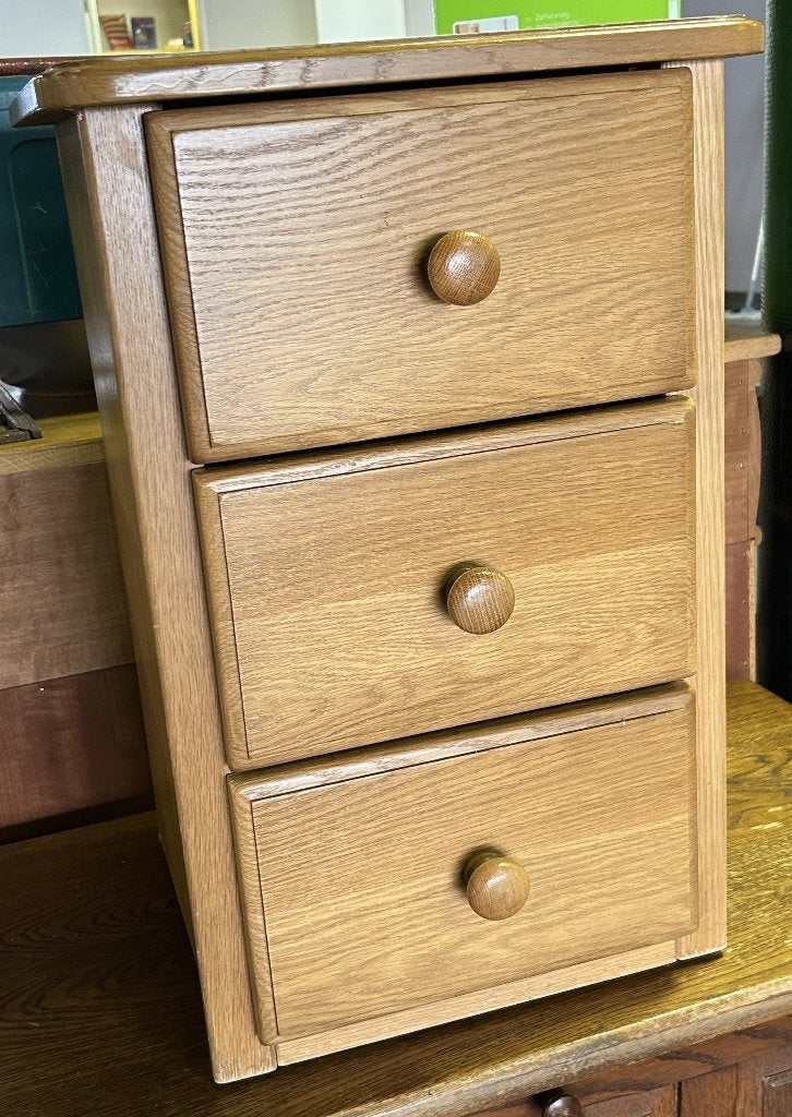 lade kast eiken, Huis en Inrichting, Kasten | Ladekasten, Ophalen, Gebruikt, Eikenhout, 50 tot 100 cm