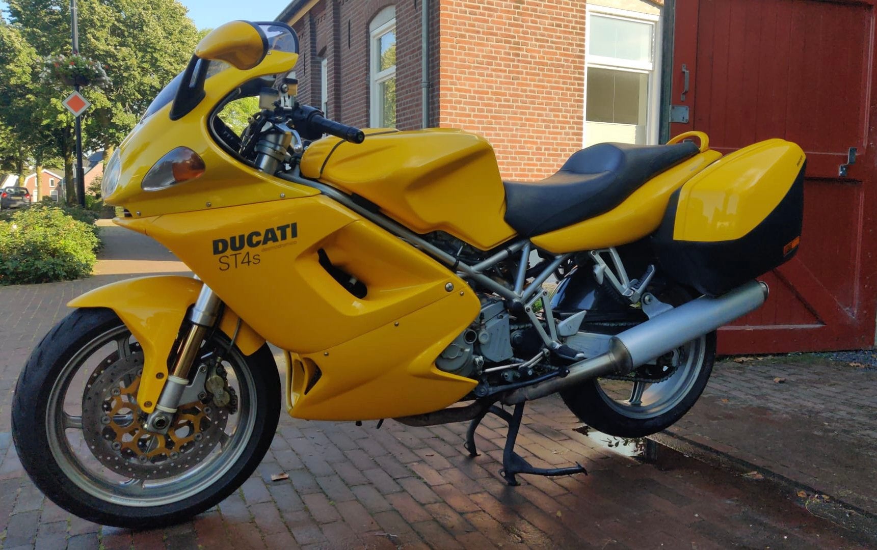 Gele Ducati St4s 996, Motoren, Motoren | Ducati, 2 cilinders, Gebruikt, Super Sport, Particulier
