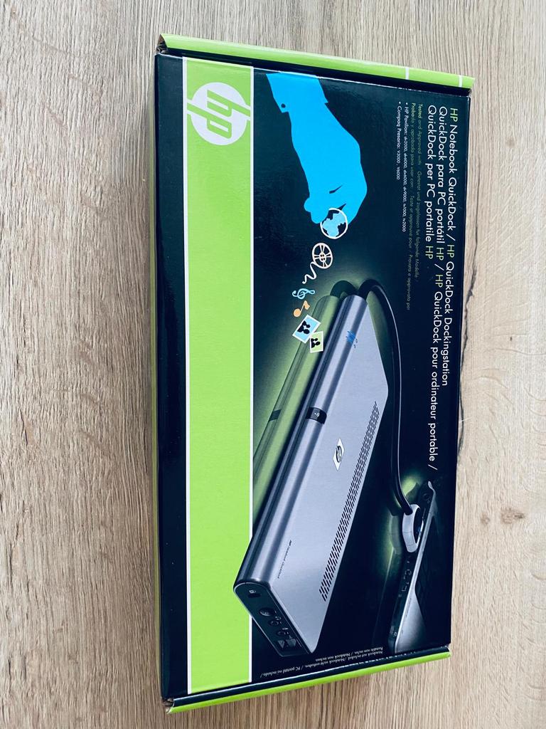 HP Notebook QuickDock Docking Station – Nieuw in doos, Ophalen of Verzenden, Nieuw, Docking station, Laptop