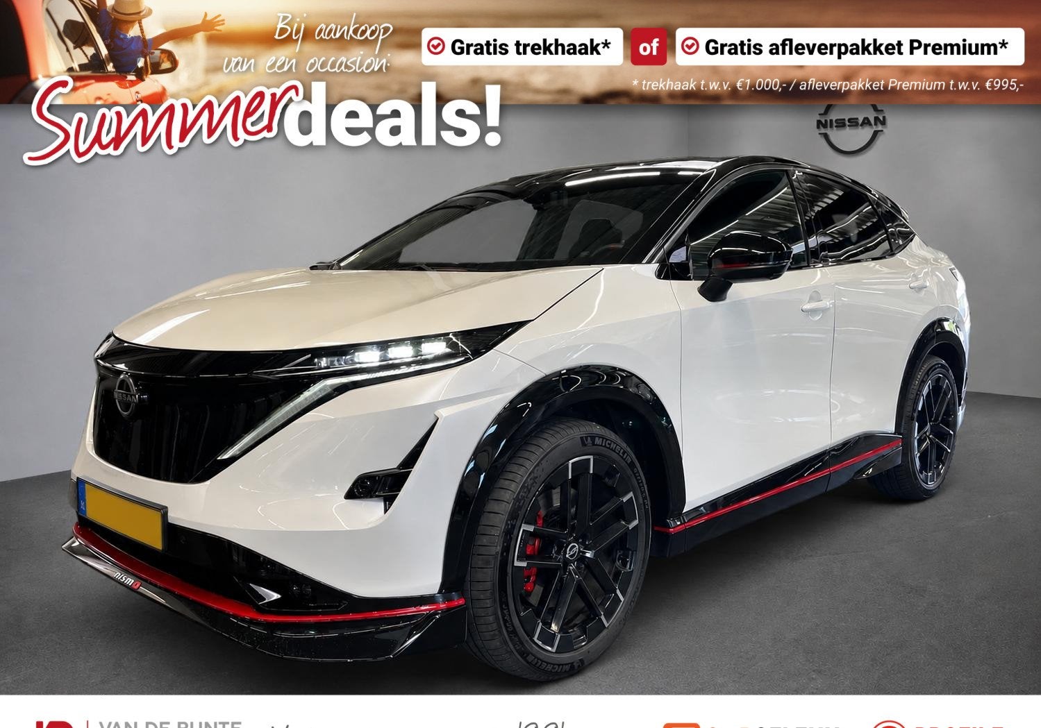 Nissan Ariya e-4ORCE NISMO 91 kWh *Nieuwe auto*, Auto's, Nissan, Automaat, 12 maanden, Gebruikt, 2084 kg