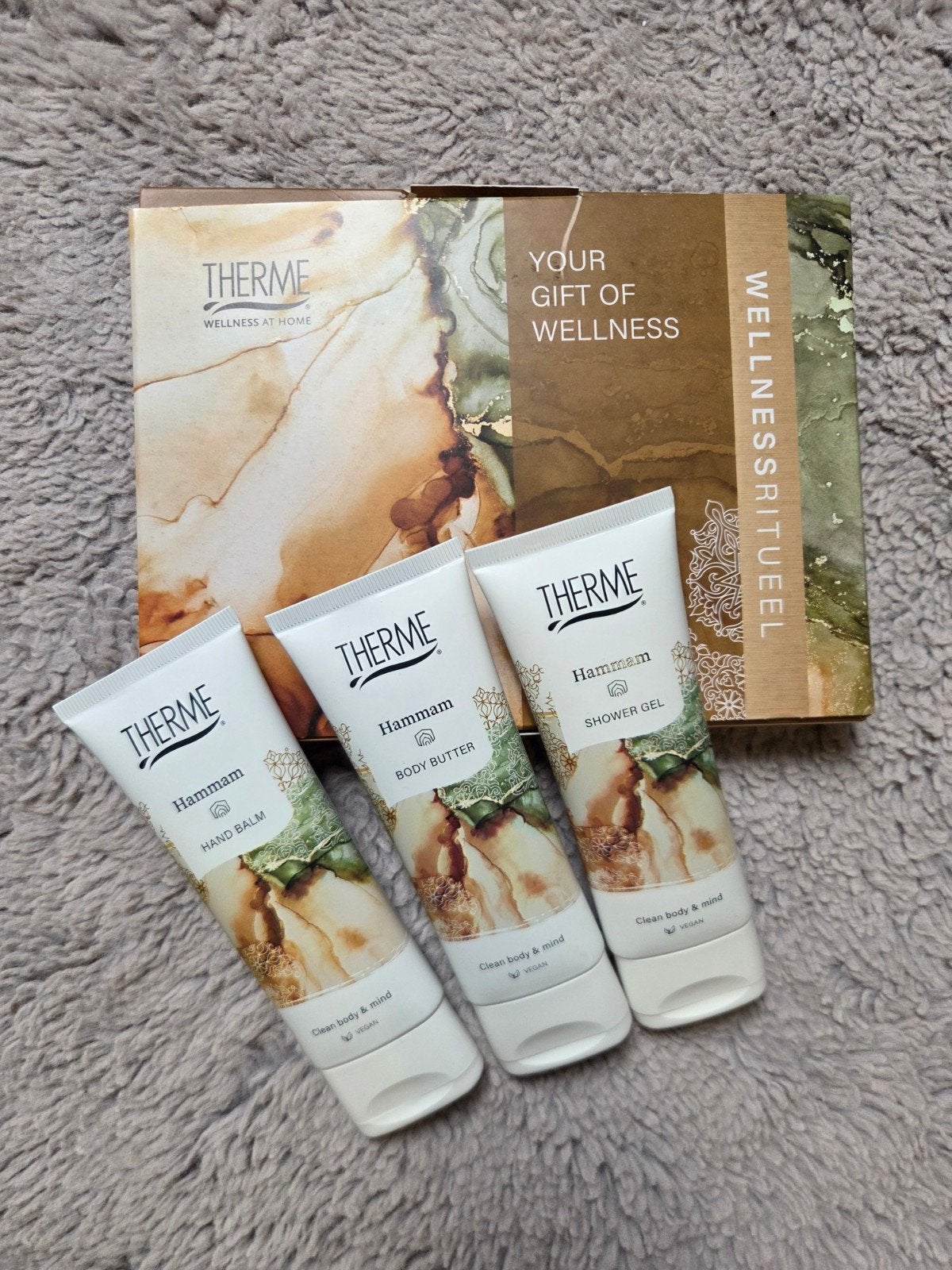 Therme Hammam Wellness Ritueel Cadeauset - Nieuw, Verzenden, Nieuw, Bad & Douche
